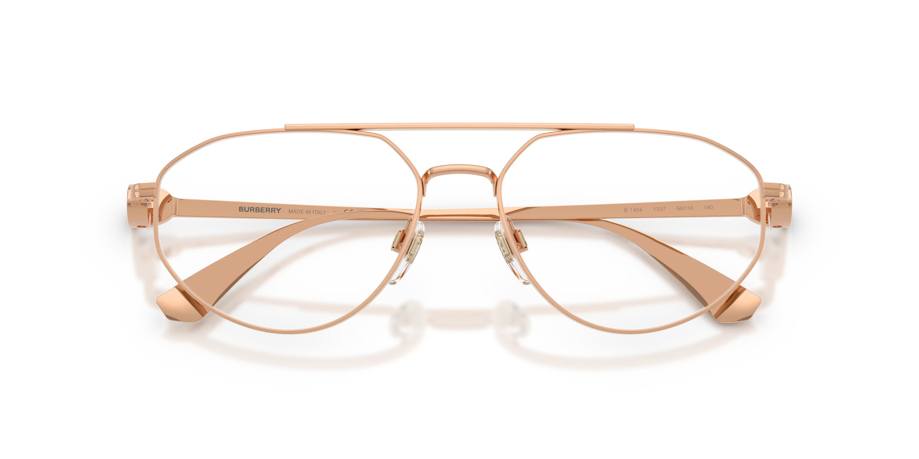 Burberry BE1404 1337 Montature da vista Metallo Oro Trasparente Pilot Normale - immagine 2