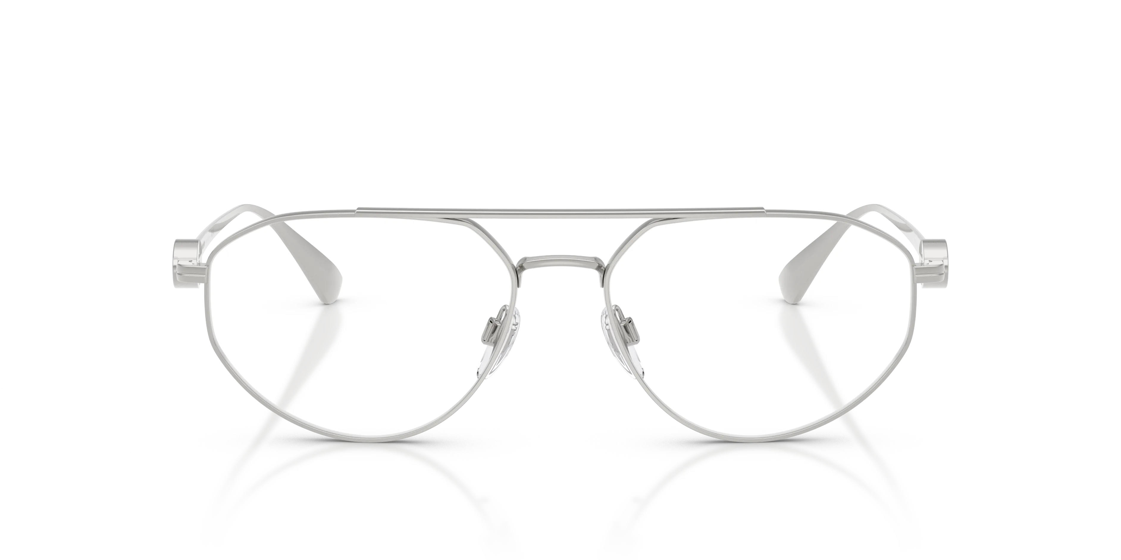 Burberry BE1404 1005 Montature da vista Metallo Argento Trasparente Pilot Normale - immagine 3