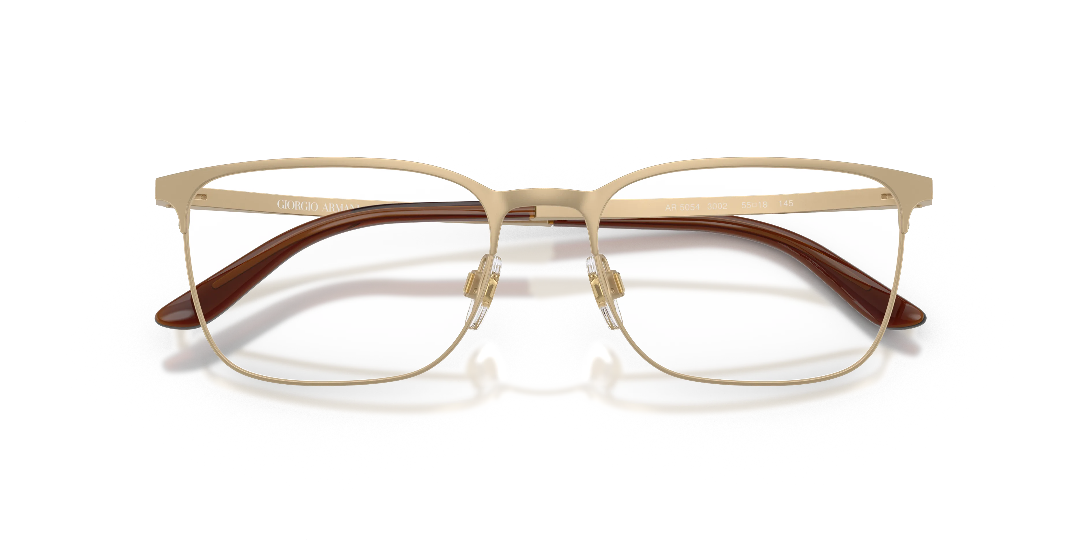 Giorgio Armani AR5054 3002 Montature da vista Metallo Oro Trasparente Squadrata Normale - immagine 2