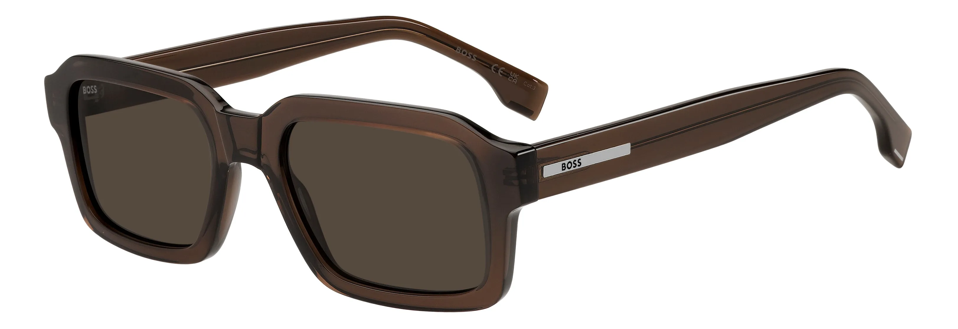 Hugo Boss BOSS 1984/S 09Q/IR Occhiali da sole Acetato Marrone Grigio Squadrata Normale - immagine 1