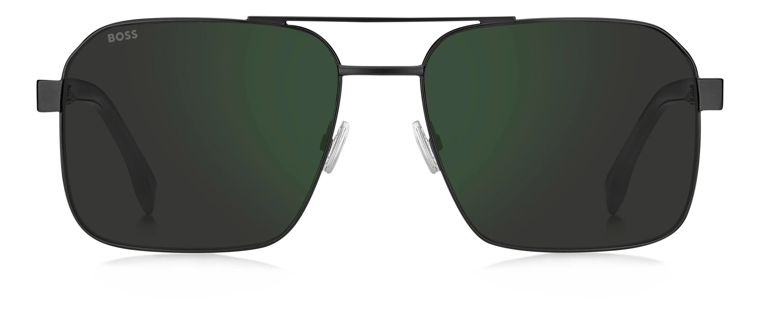 Hugo Boss BOSS 1985/S 003/I8 Occhiali da sole Metallo Nero Grigio Squadrata Normale Specchiato - immagine 2