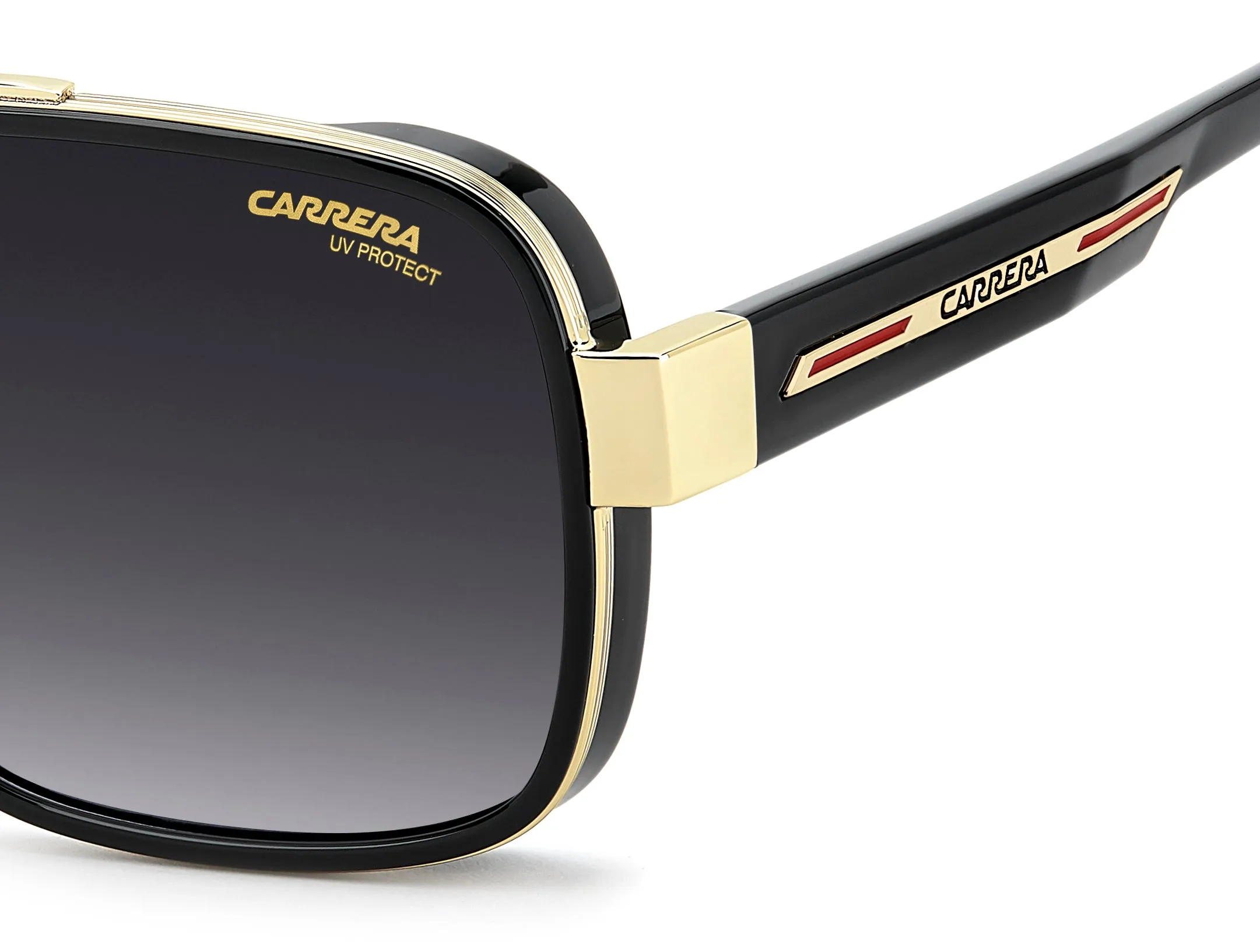 Carrera CARRERA 1092/S 807/9O Occhiali da sole Metallo Nero Grigio Squadrata Normale Sfumato - immagine 4