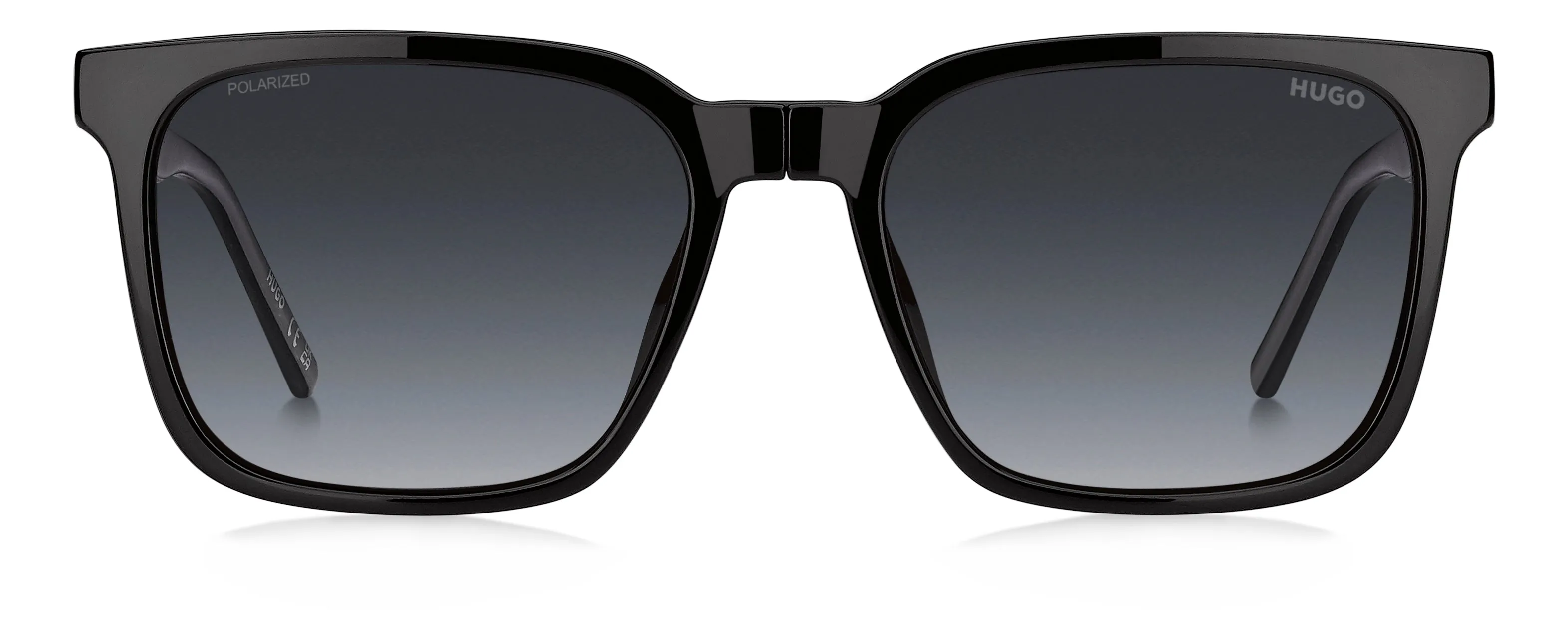 Hugo Boss HG 1421/G/C QFU/WJ Montature da vista Eco-poliammide Nero Grigio Squadrata Polarizzata Sfumato - immagine 2