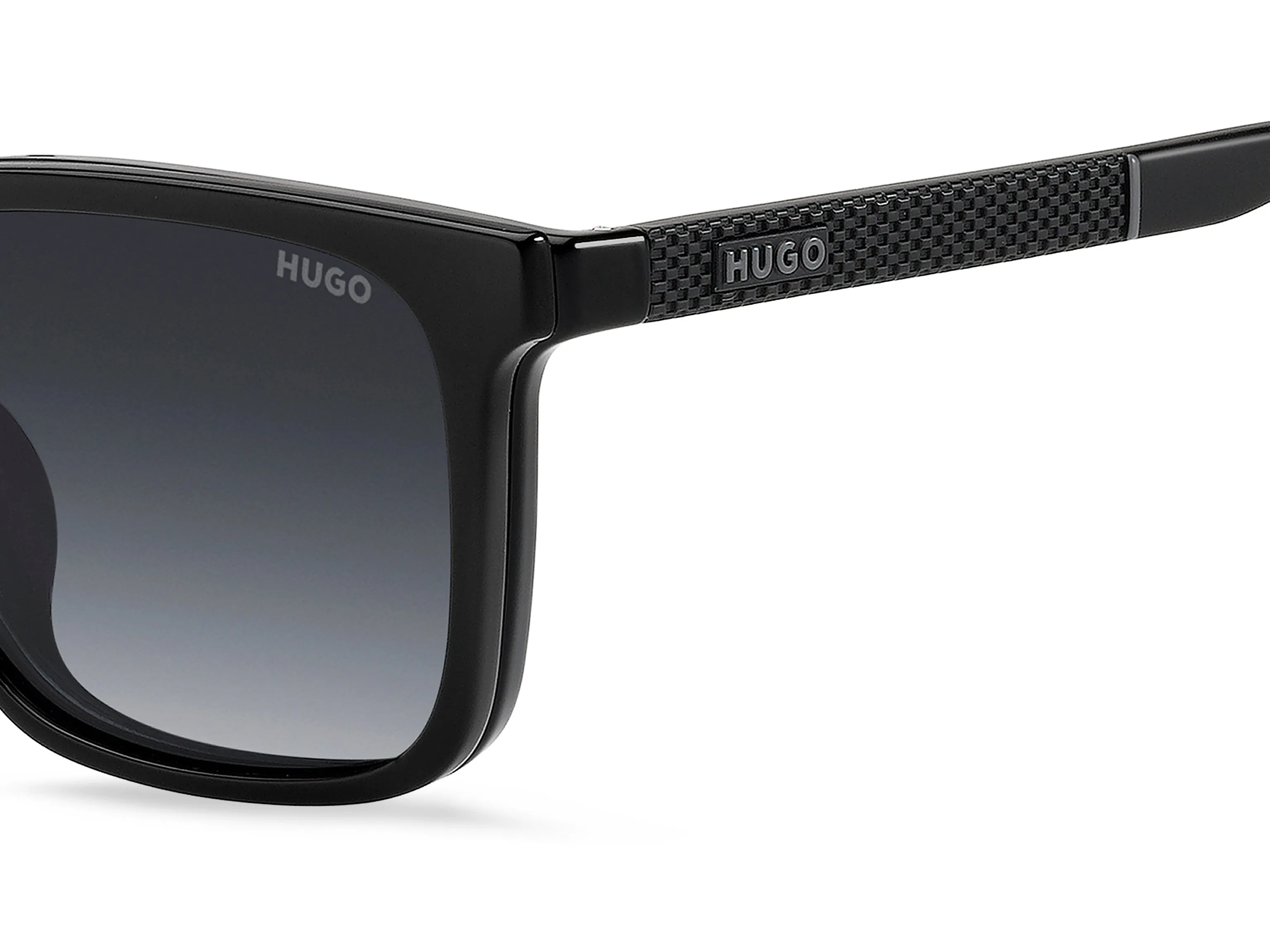 Hugo Boss HG 1421/G/C QFU/WJ Montature da vista Eco-poliammide Nero Grigio Squadrata Polarizzata Sfumato - immagine 4