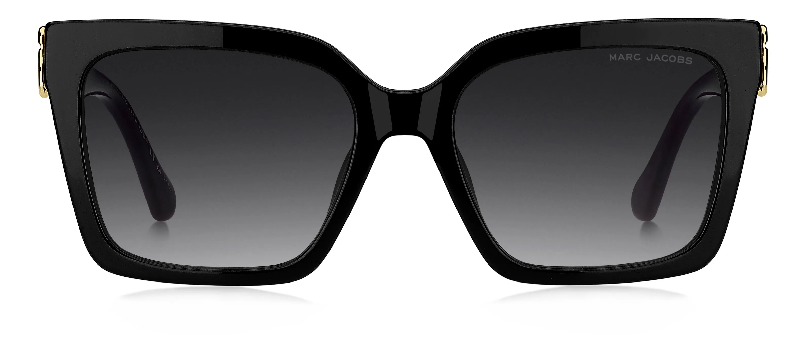 Marc Jacobs MARC 926/G/S 807/9O Occhiali da sole Acetato Nero Grigio Squadrata Normale Sfumato - immagine 2