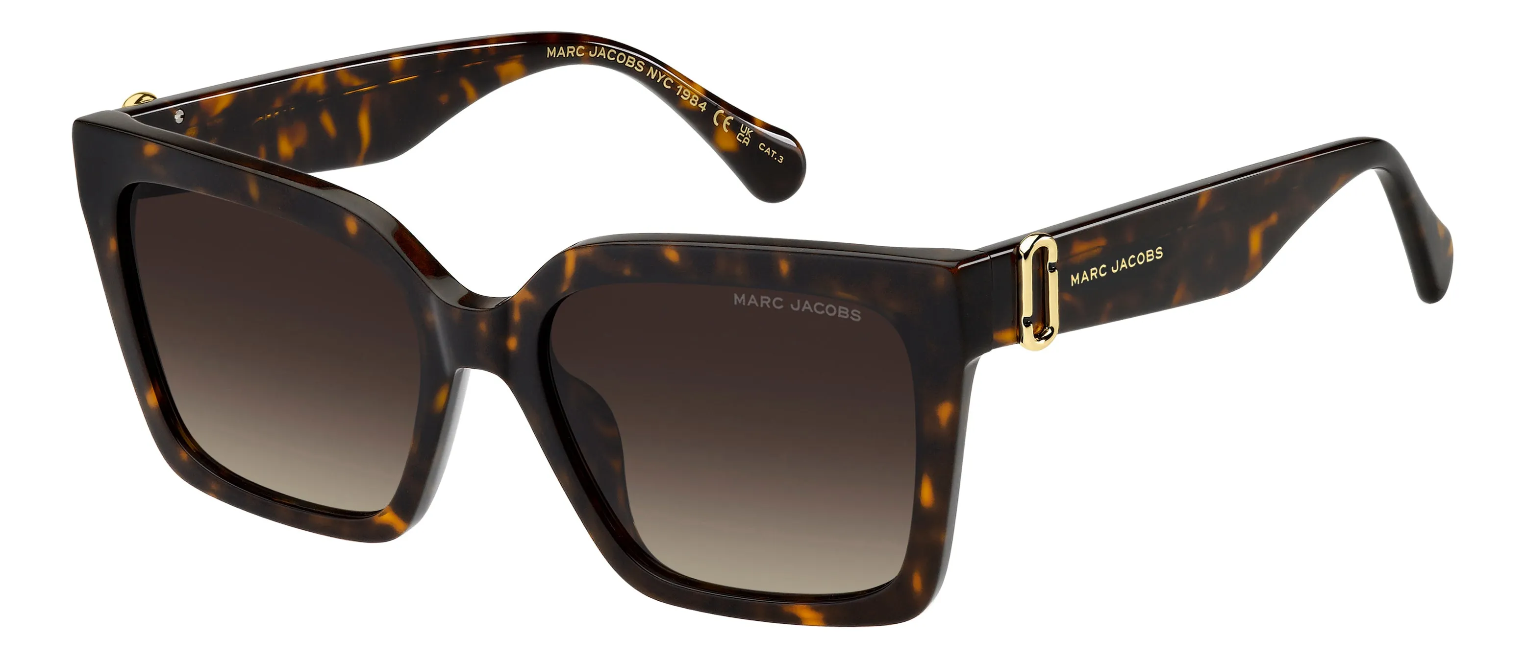 Marc Jacobs MARC 926/G/S 086/HA Occhiali da sole Acetato Havana Marrone Squadrata Normale Sfumato - immagine 1