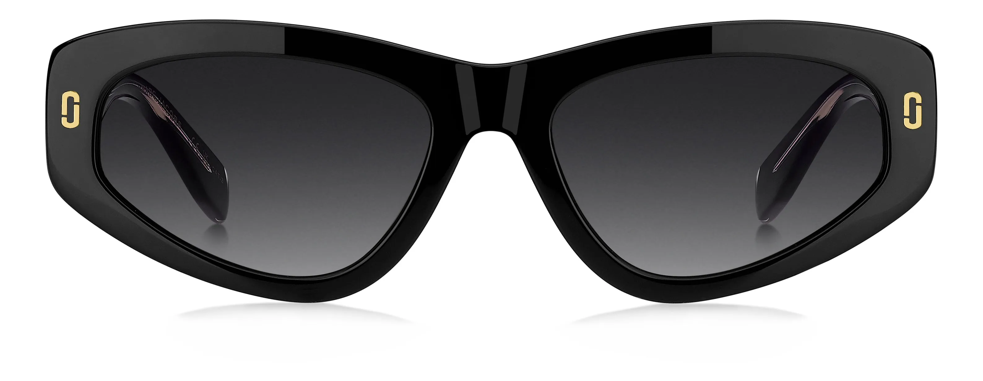 Marc Jacobs MJ 1146/S 807/9O Occhiali da sole Acetato Nero Grigio Cat Eye Normale Sfumato - immagine 2