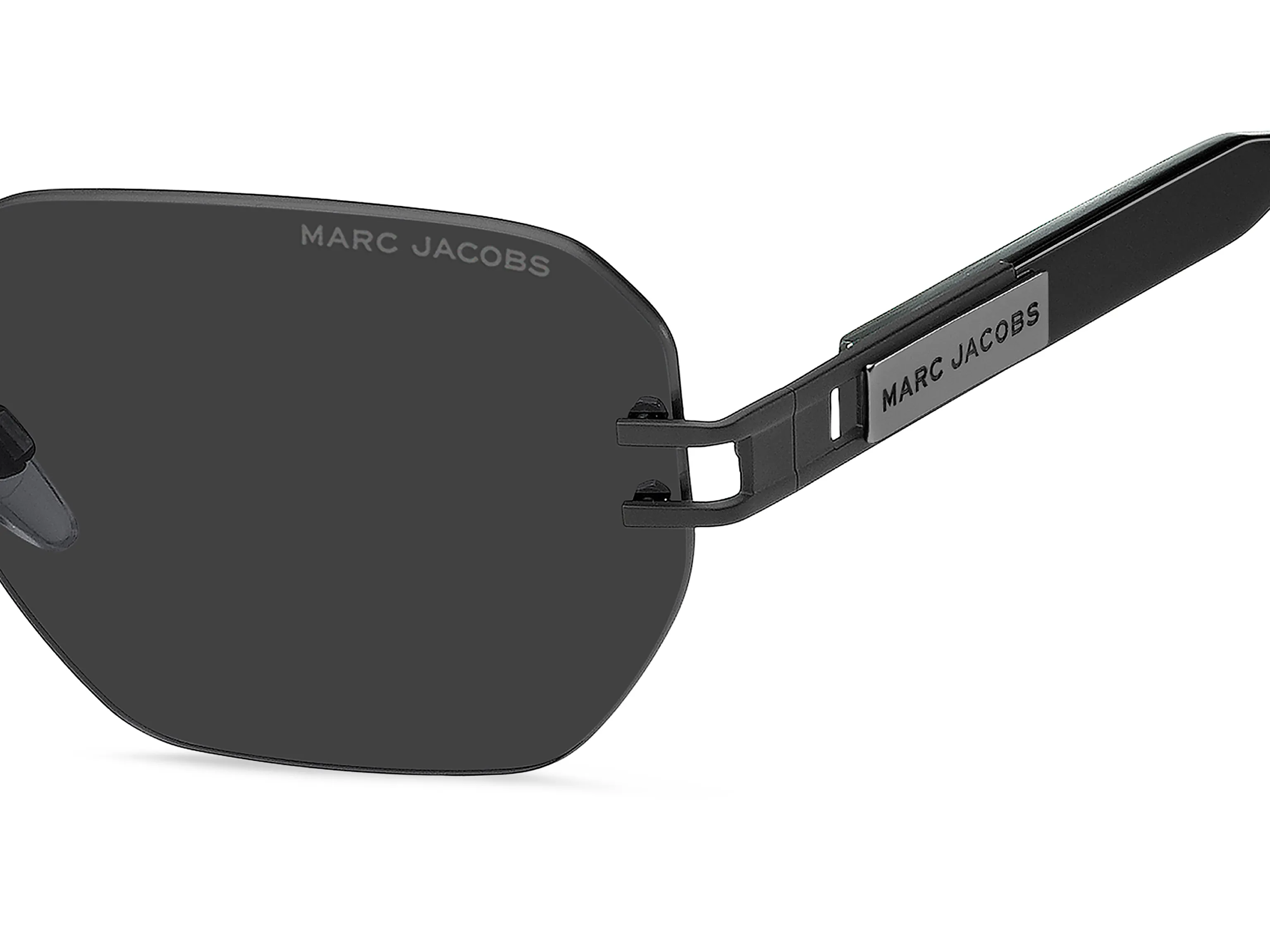 Marc Jacobs MARC 944/S 003/IR Occhiali da sole Titanio Nero Grigio Squadrata Normale - immagine 3