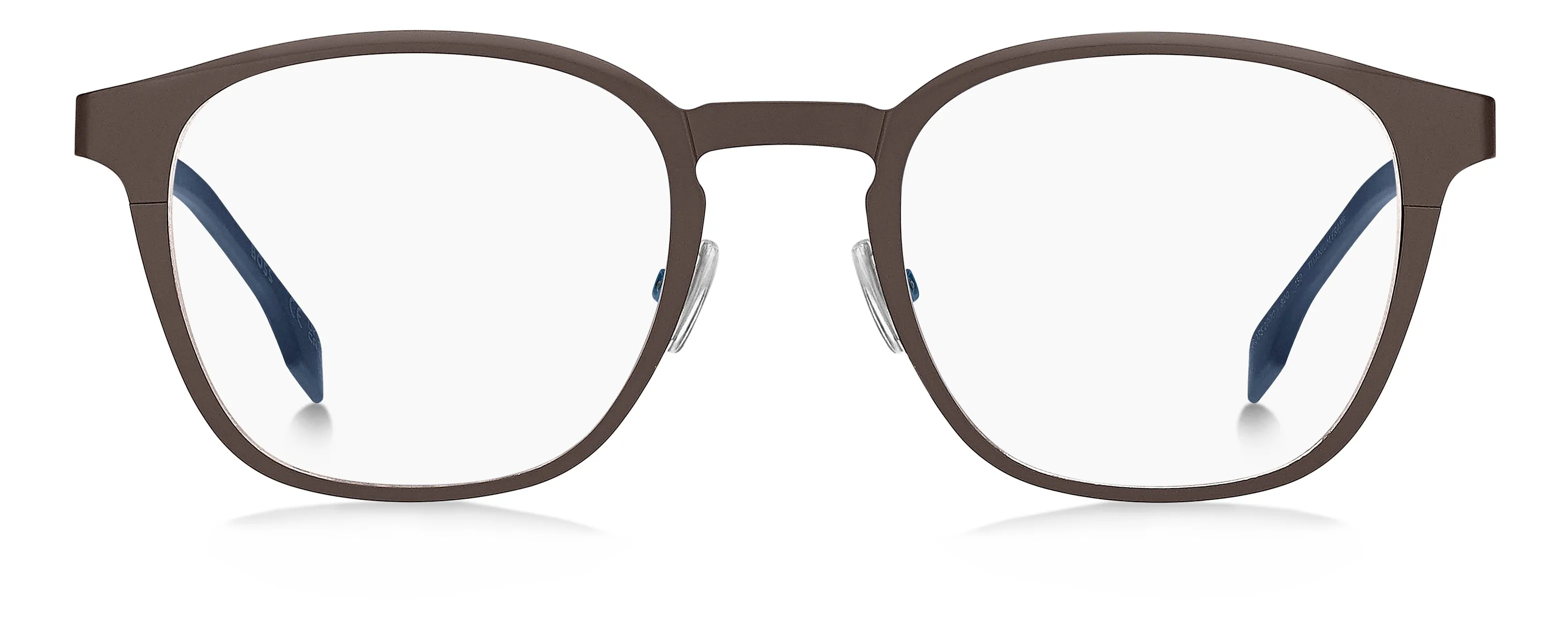 Hugo Boss BOSS 2000 800 Montature da vista Titanio Marrone Squadrata Normale - immagine 2