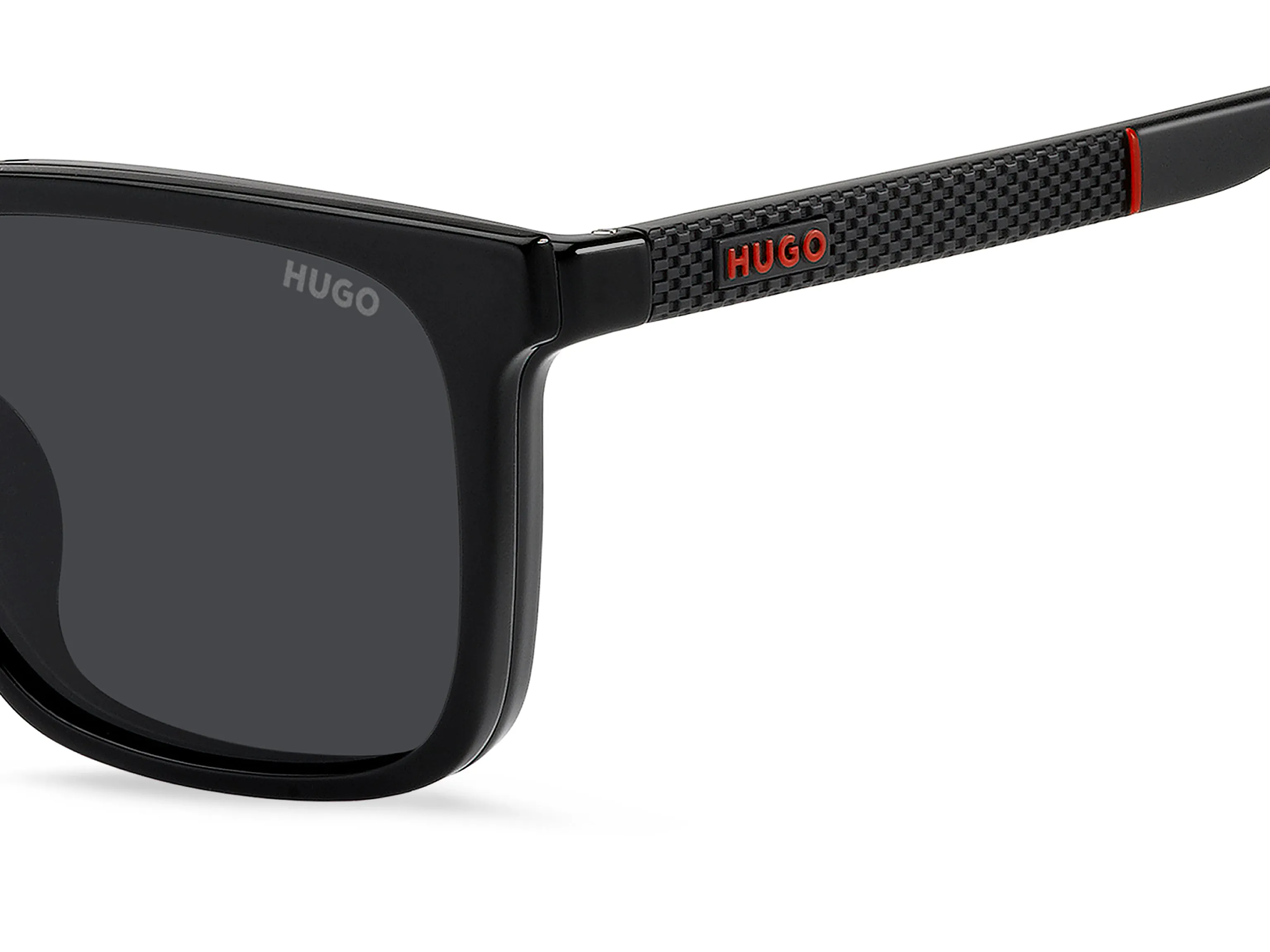 Hugo Boss HG 1421/G/C 807/M9 Montature da vista Eco-poliammide Nero Grigio Squadrata Polarizzata - immagine 4