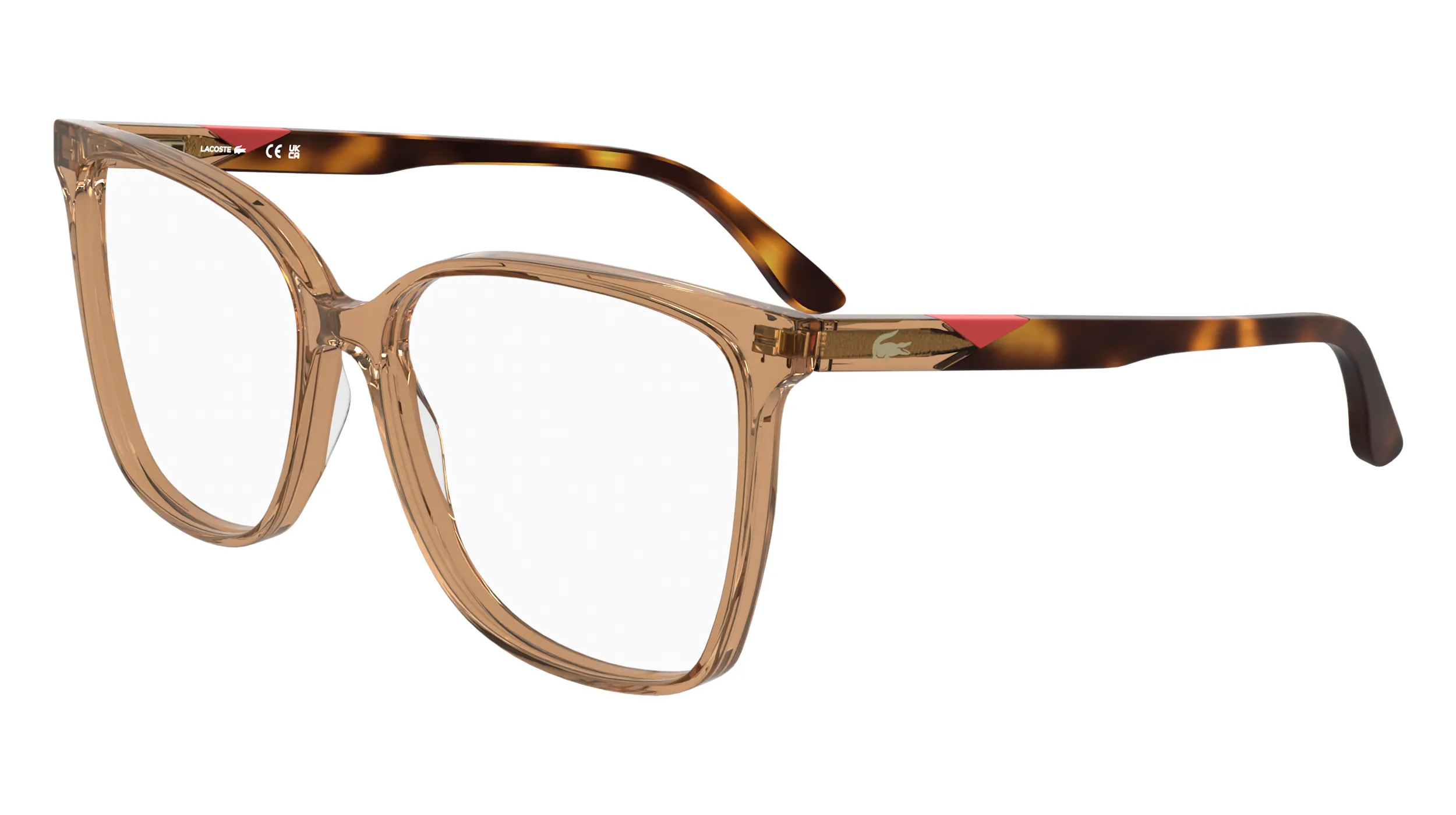 Lacoste L2989 210 Montature da vista Acetato Marrone Squadrata Normale - immagine 1