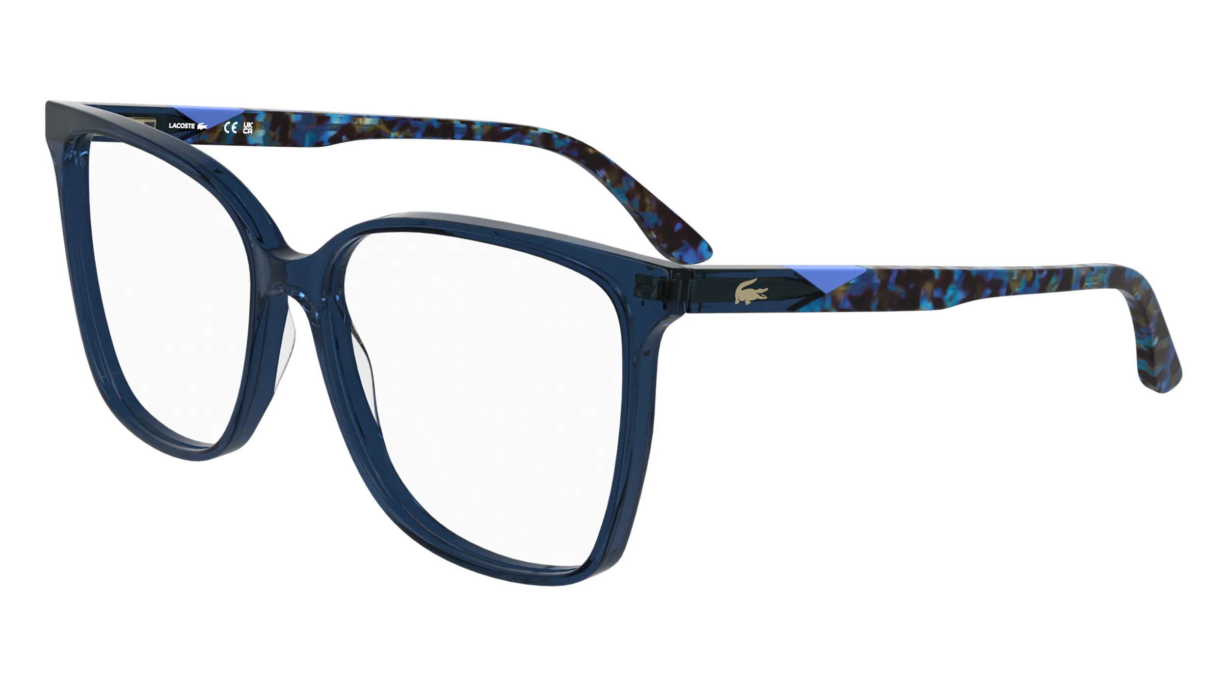Lacoste L2989 410 Montature da vista Acetato Blu Squadrata Normale - immagine 1