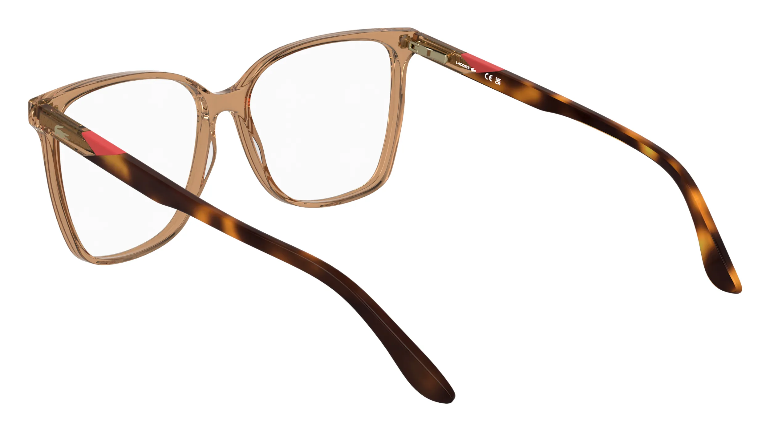 Lacoste L2989 210 Montature da vista Acetato Marrone Squadrata Normale - immagine 4