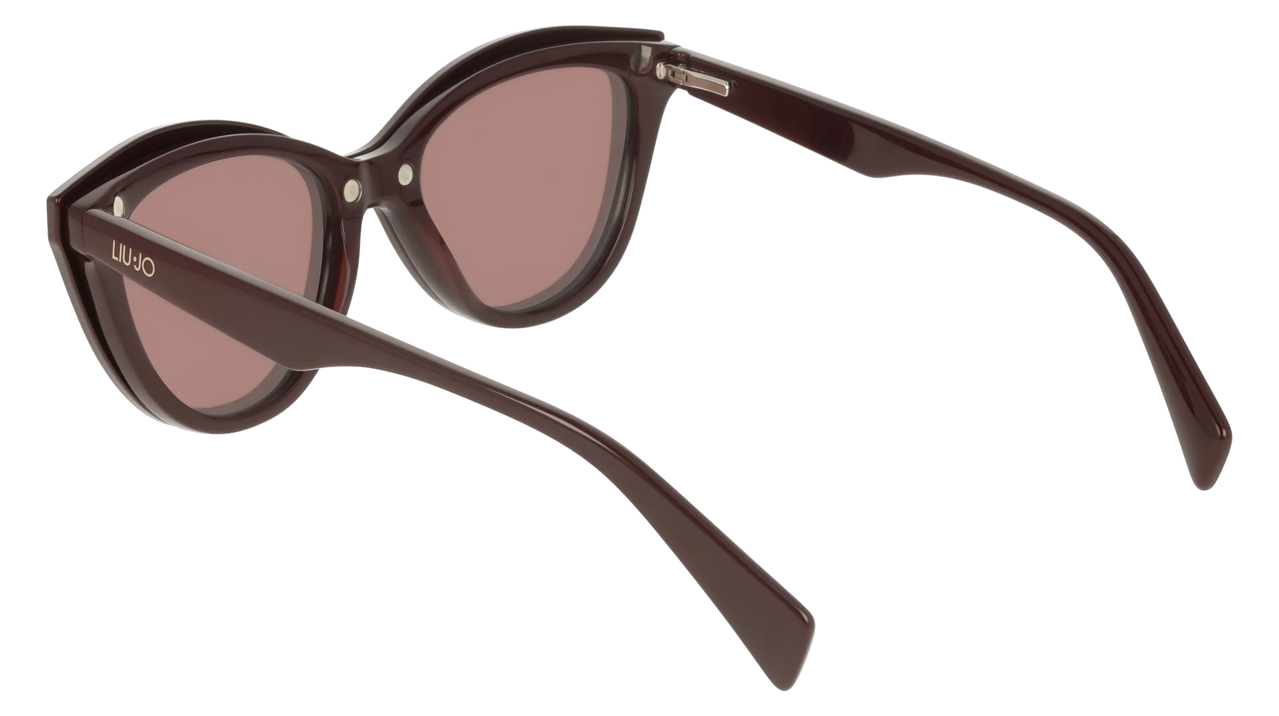 Liu Jo LJ2834 CLIP 601 Occhiali da sole Bio-iniettato Bordeaux Cat Eye Normale - immagine 4