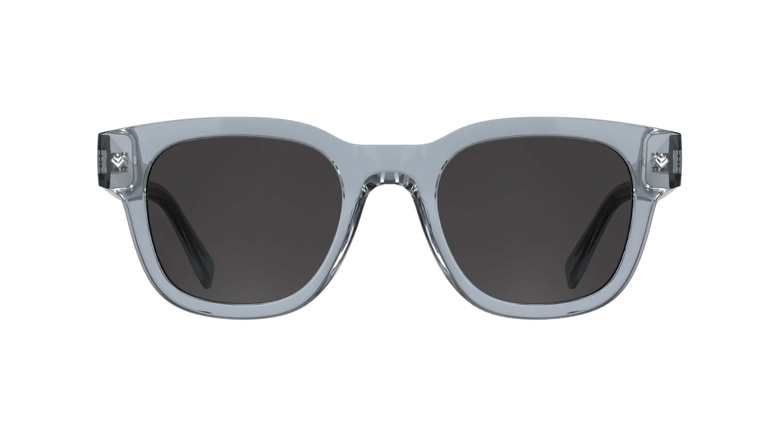 Lacoste L6023S 414 Occhiali da sole Bio-iniettato Blu Grigio Rotonda Normale - immagine 2