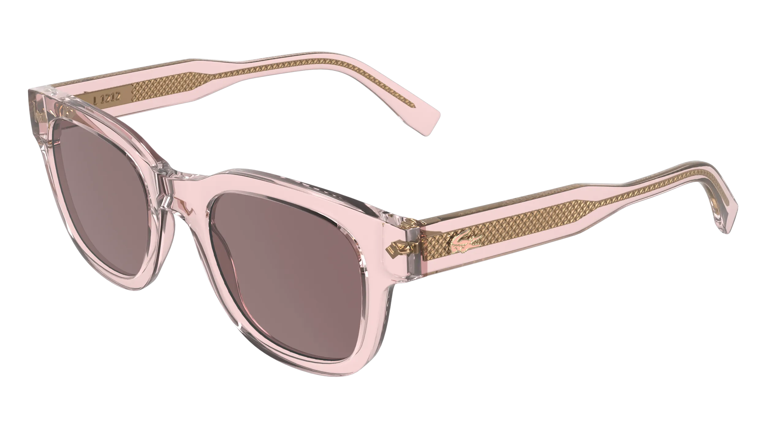 Lacoste L6023S 662 Occhiali da sole Bio-iniettato Rosa Rotonda Normale - immagine 1
