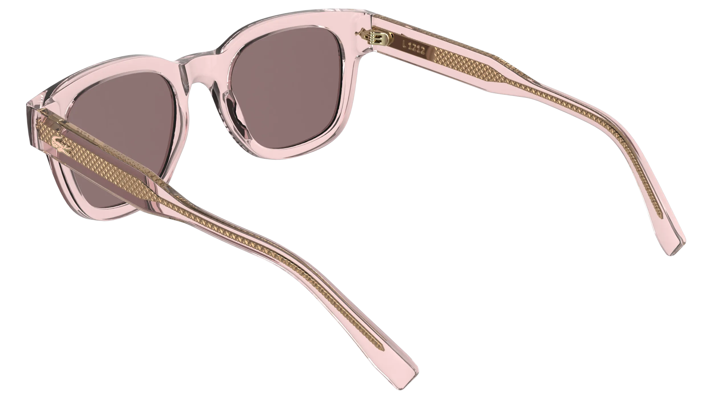 Lacoste L6023S 662 Occhiali da sole Bio-iniettato Rosa Rotonda Normale - immagine 4