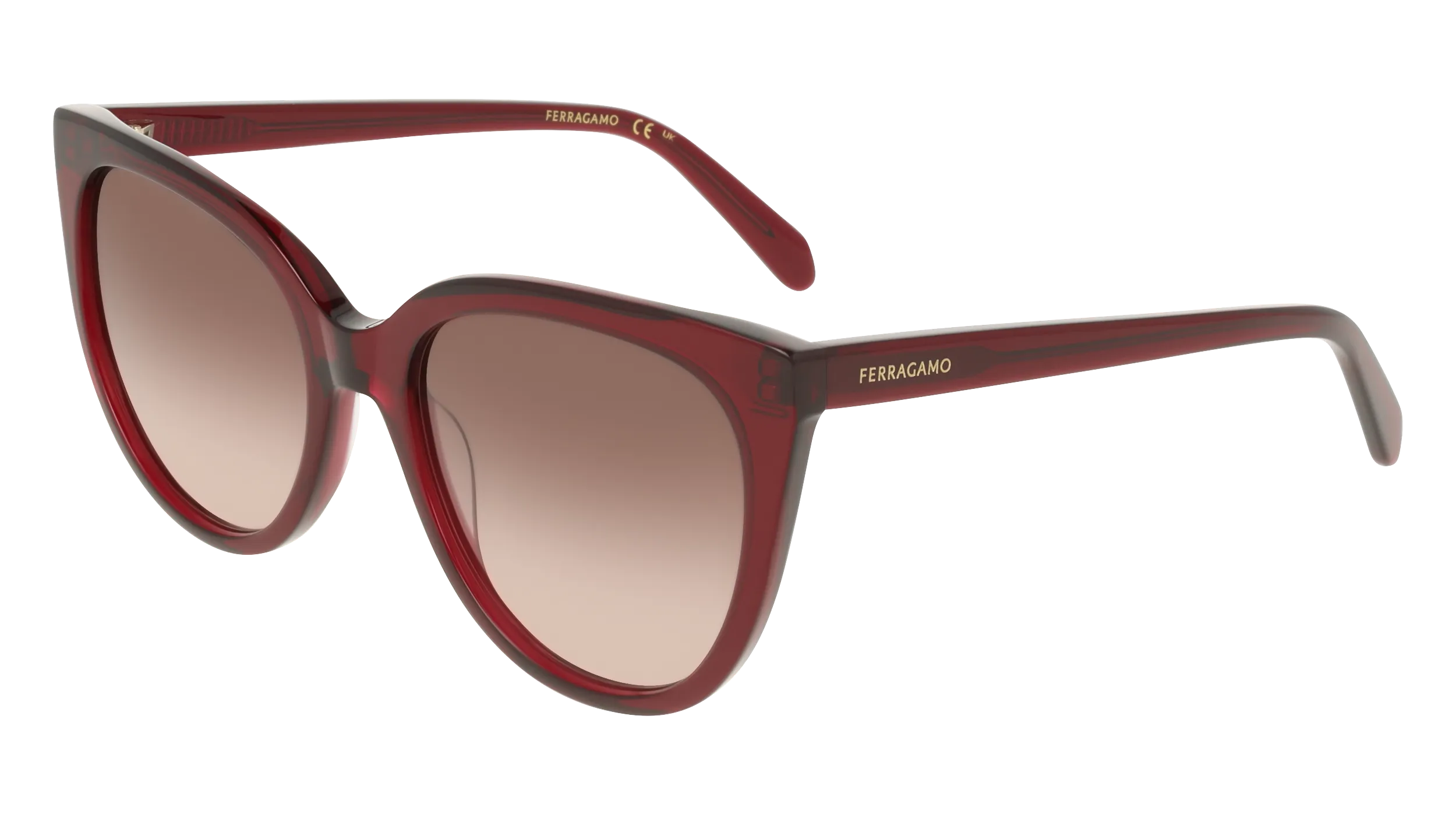 Ferragamo SF2101S 655 Occhiali da sole Acetato Viola Squadrata Normale - immagine 1