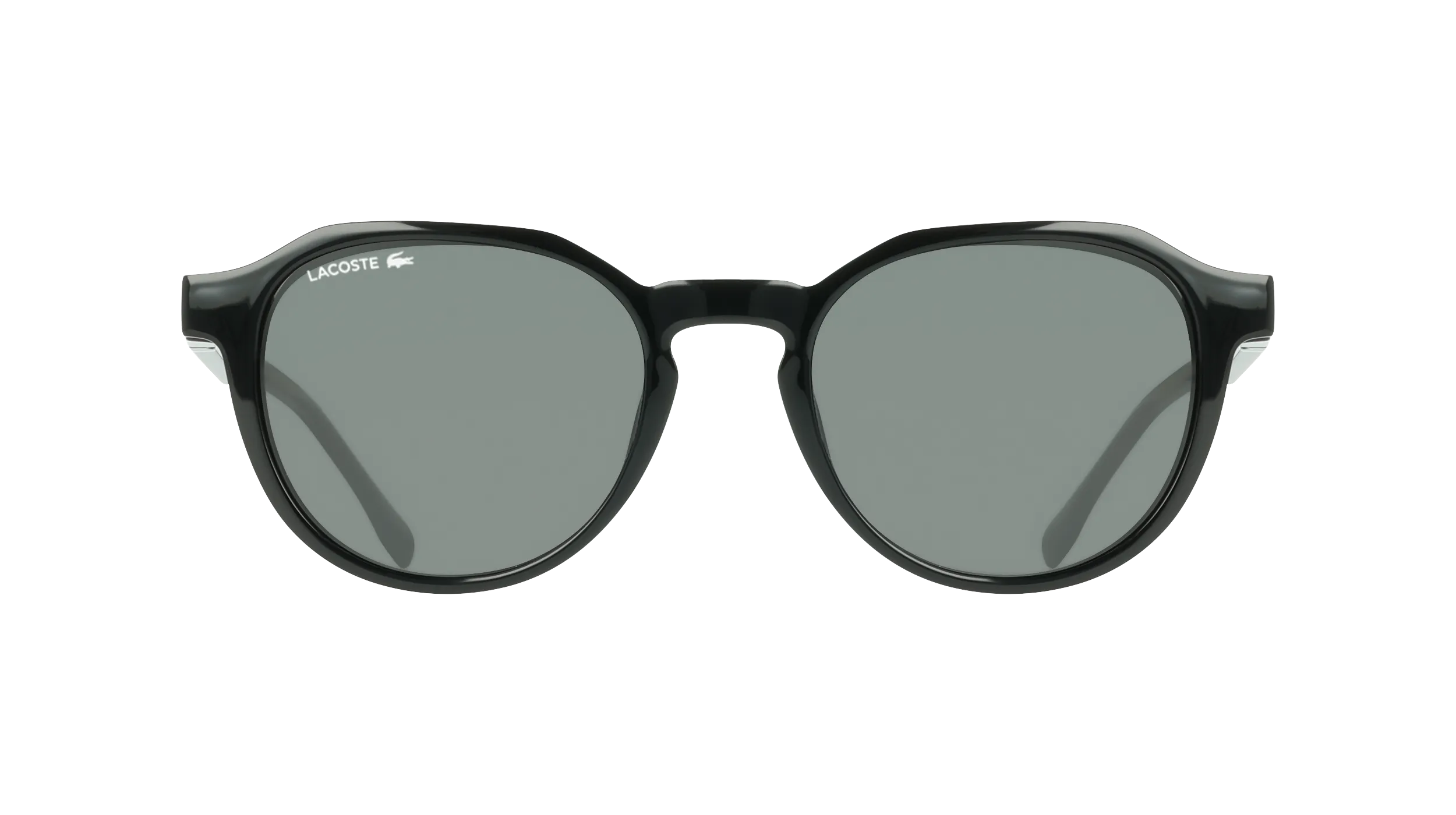 Lacoste L4008 CLIP 001 Occhiali da sole Bio-iniettato Nero Fumo Squadrata Normale - immagine 2