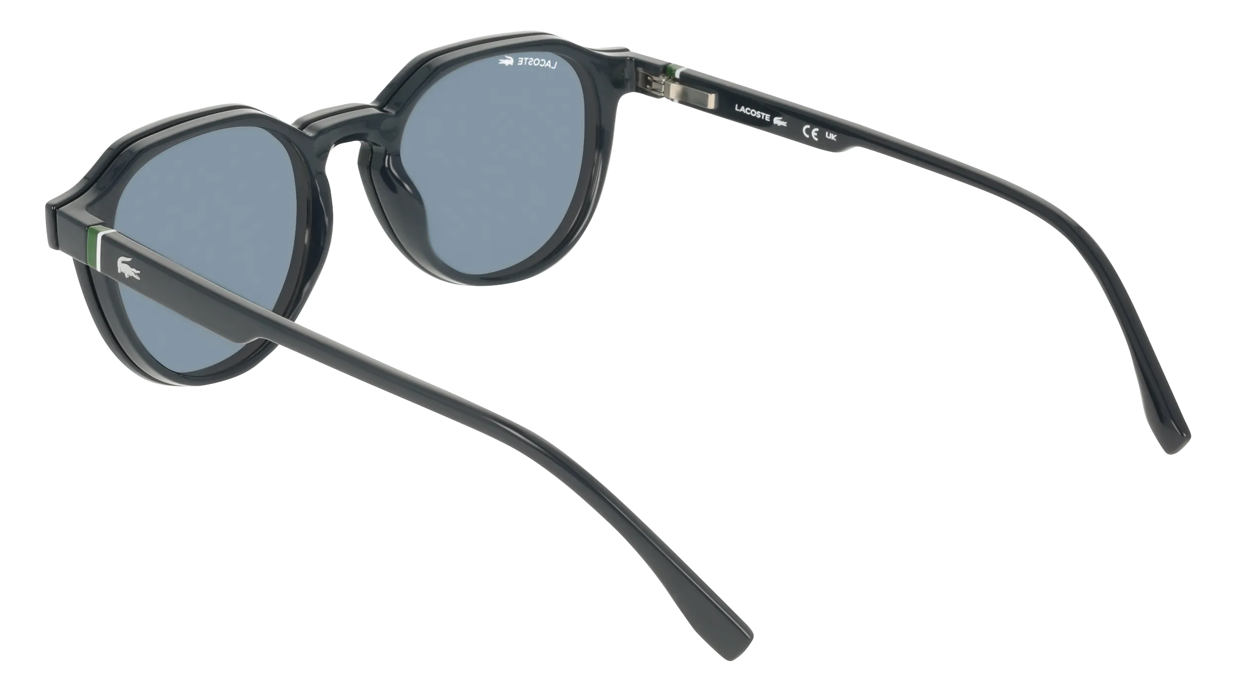 Lacoste L4008 CLIP 410 Occhiali da sole Bio-iniettato Blu Blu Squadrata Normale - immagine 4