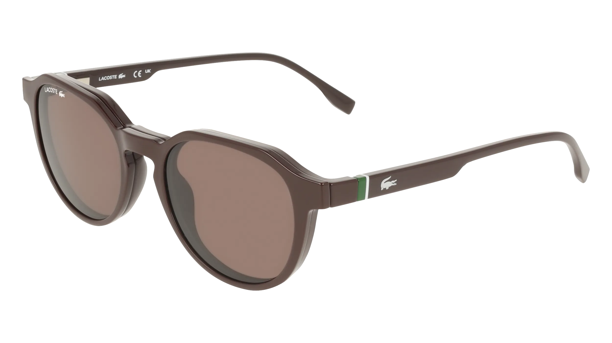 Lacoste L4008 CLIP 503 Occhiali da sole Bio-iniettato Rosso Rosso Squadrata Normale - immagine 1