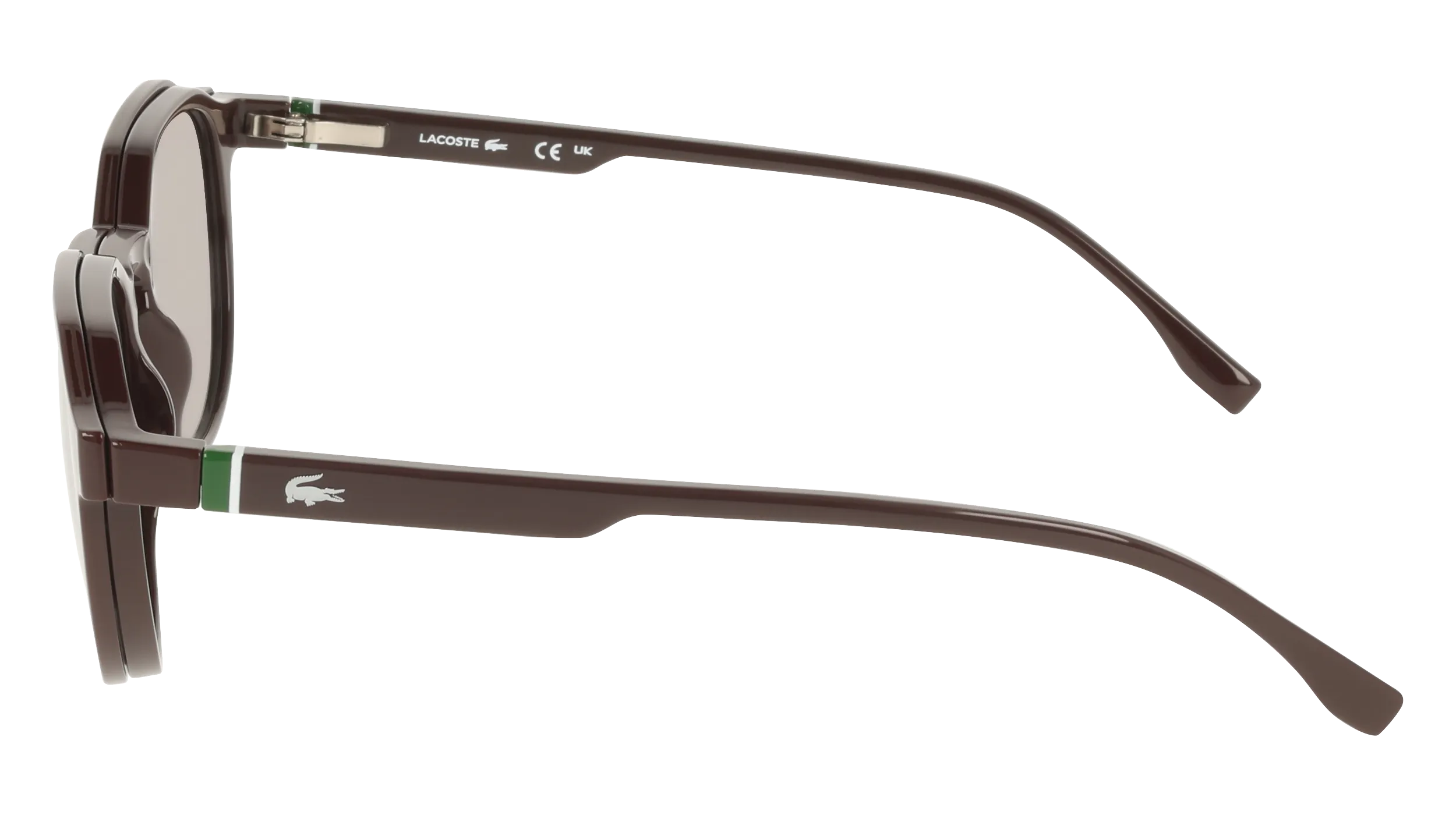 Lacoste L4008 CLIP 503 Occhiali da sole Bio-iniettato Rosso Rosso Squadrata Normale - immagine 3