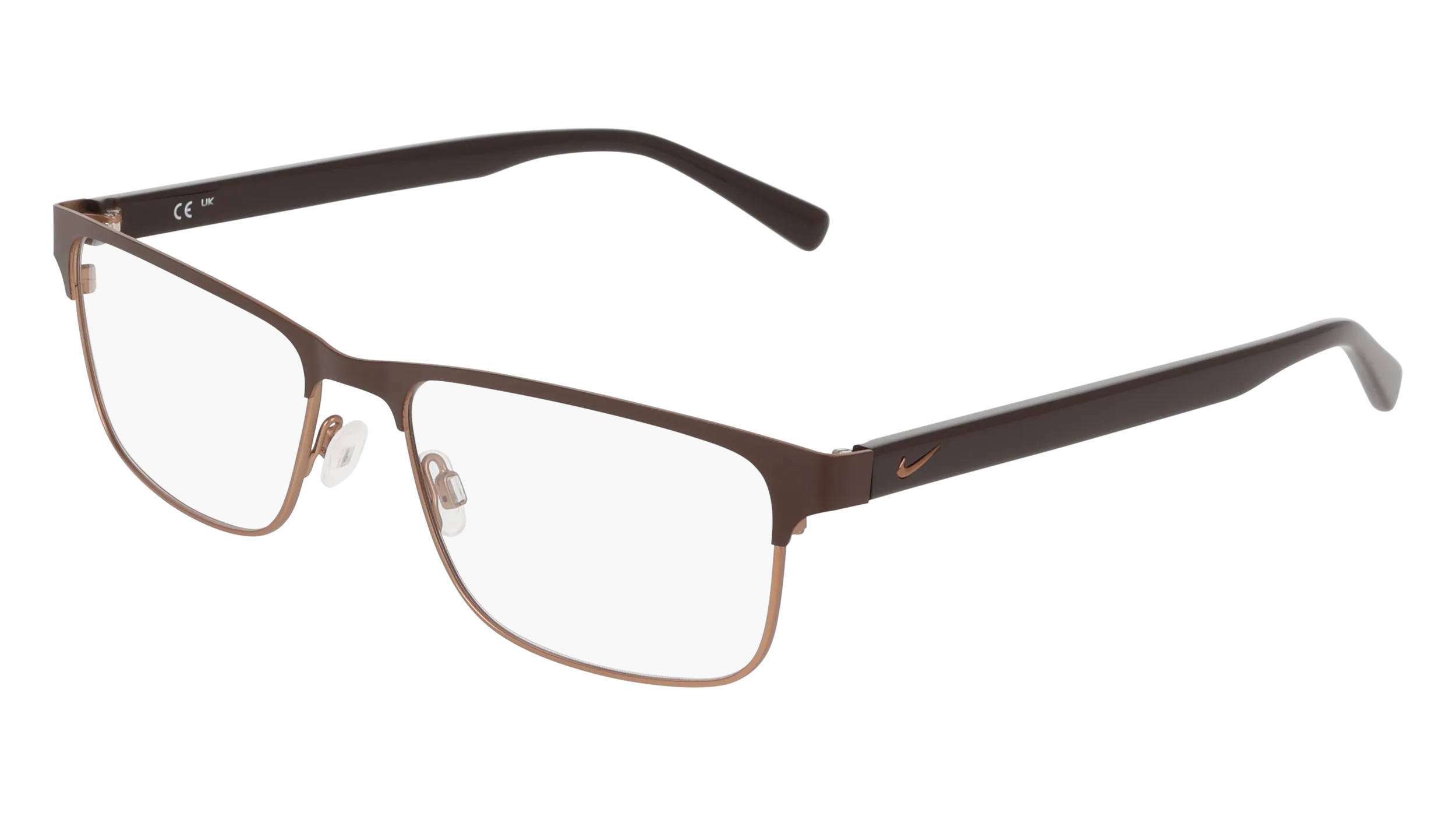 Nike NIKE 1002 201 Montature da vista Metallo Squadrata Normale - immagine 1