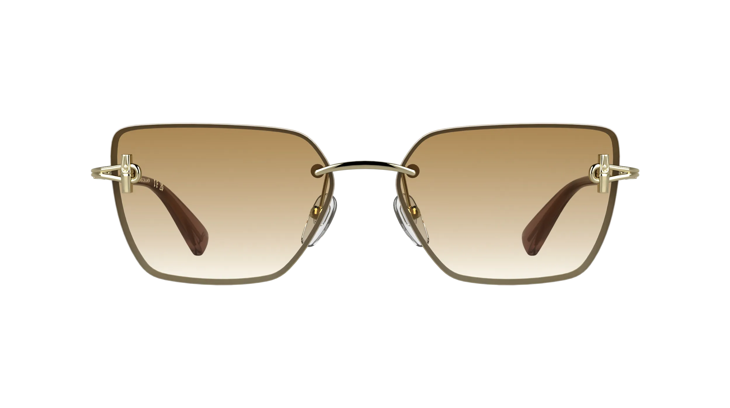 LONGCHAMP LO197S 762 Occhiali da sole Metallo Rosso Squadrata Normale - immagine 2