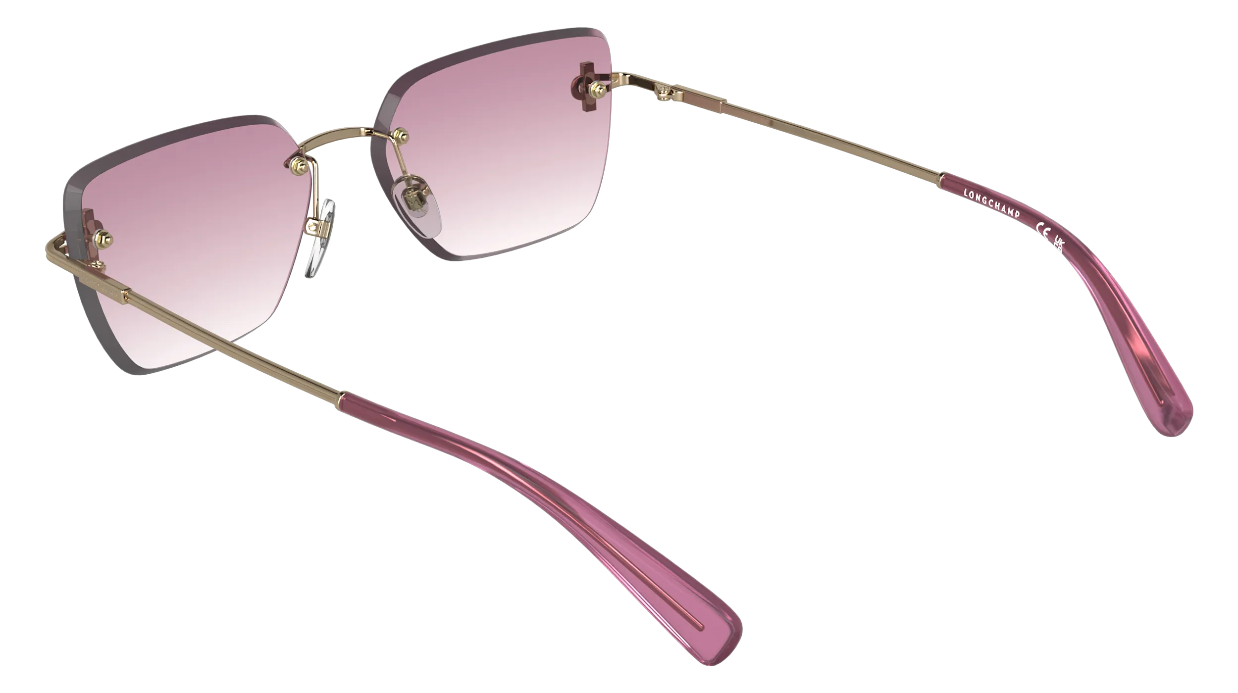LONGCHAMP LO197S 774 Occhiali da sole Metallo Squadrata Normale - immagine 4