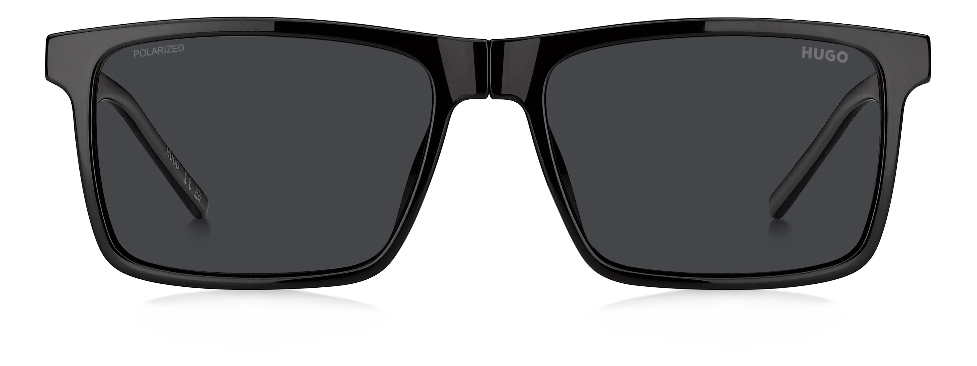 Hugo Boss HG 1422/G/C QFU/M9 Montature da vista Eco-poliammide Nero Grigio Squadrata Polarizzata - immagine 2