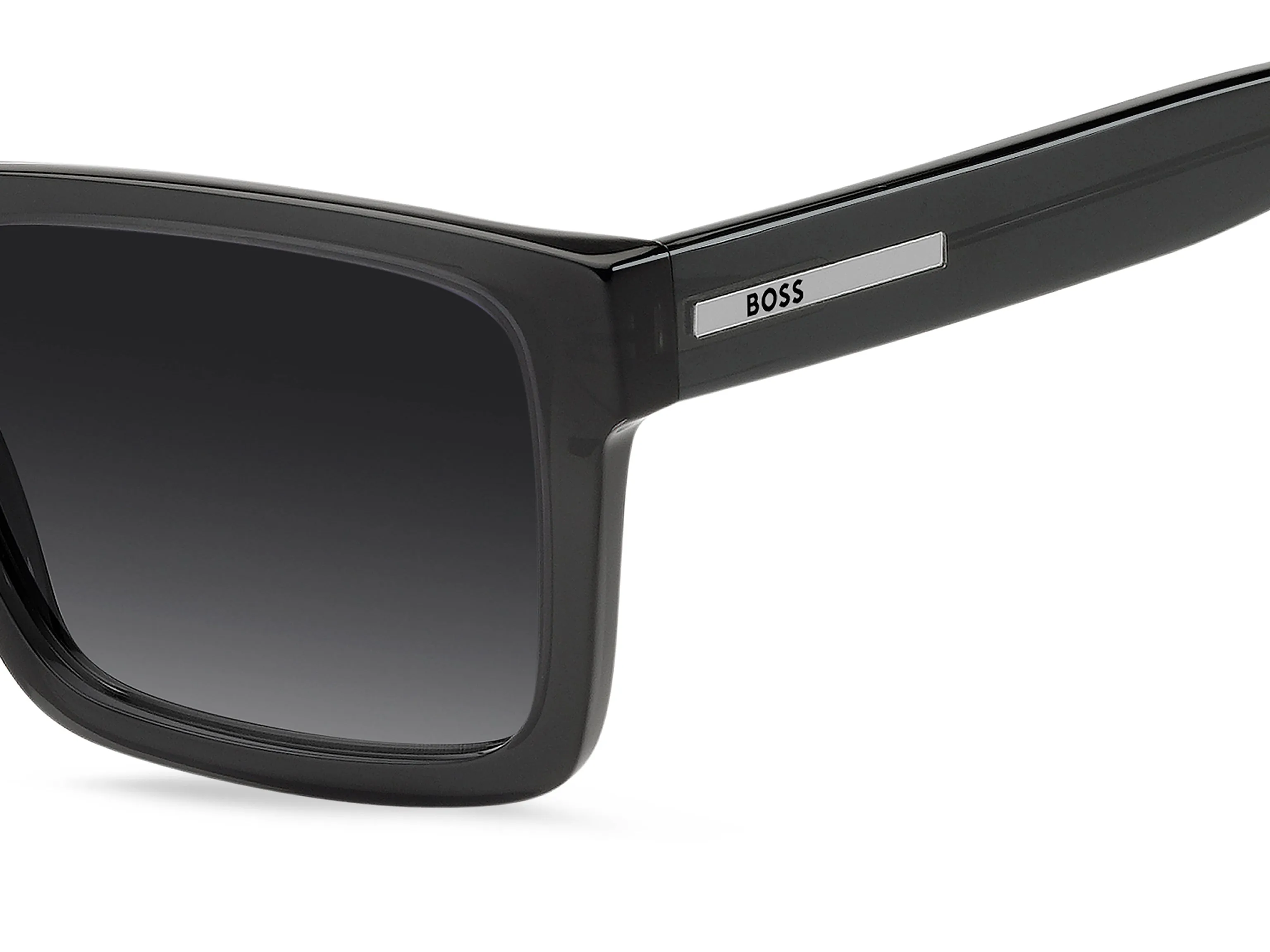 Hugo Boss BOSS 1983/S KB7/9O Occhiali da sole Acetato Grigio Grigio Squadrata Normale Sfumato - immagine 3