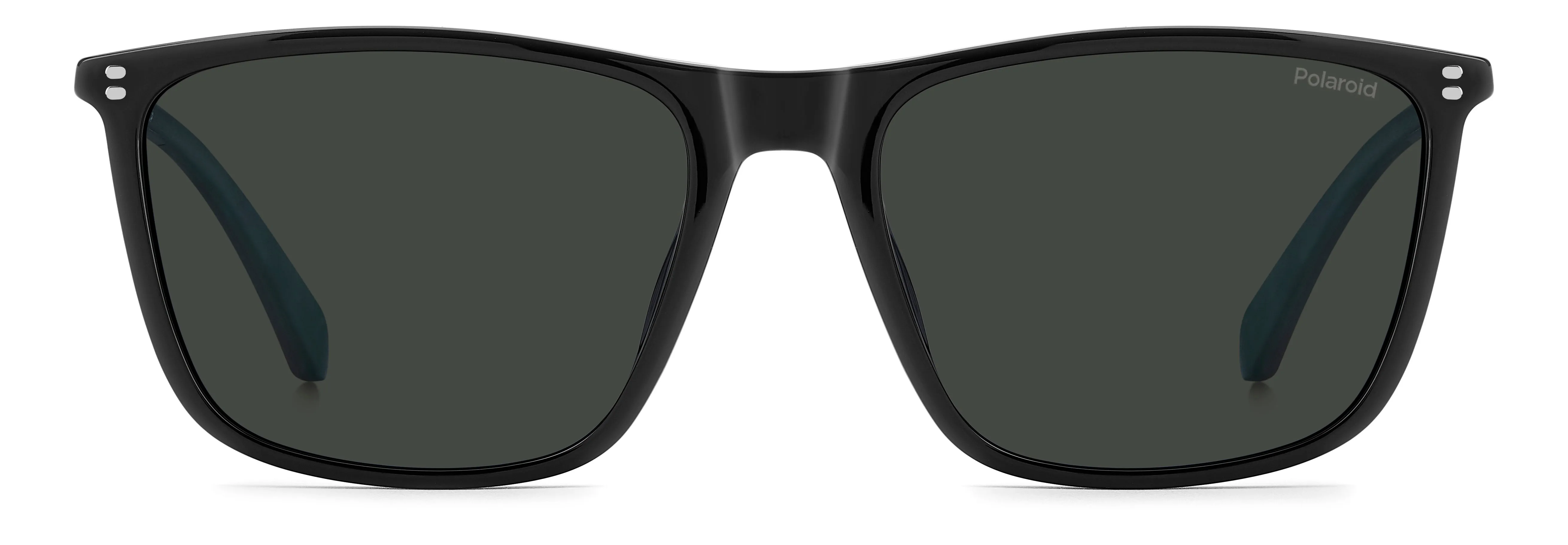 Polaroid PLD 4210/S/X 807/M9 Occhiali da sole Policarbonato Nero Grigio Squadrata Polarizzata - immagine 2