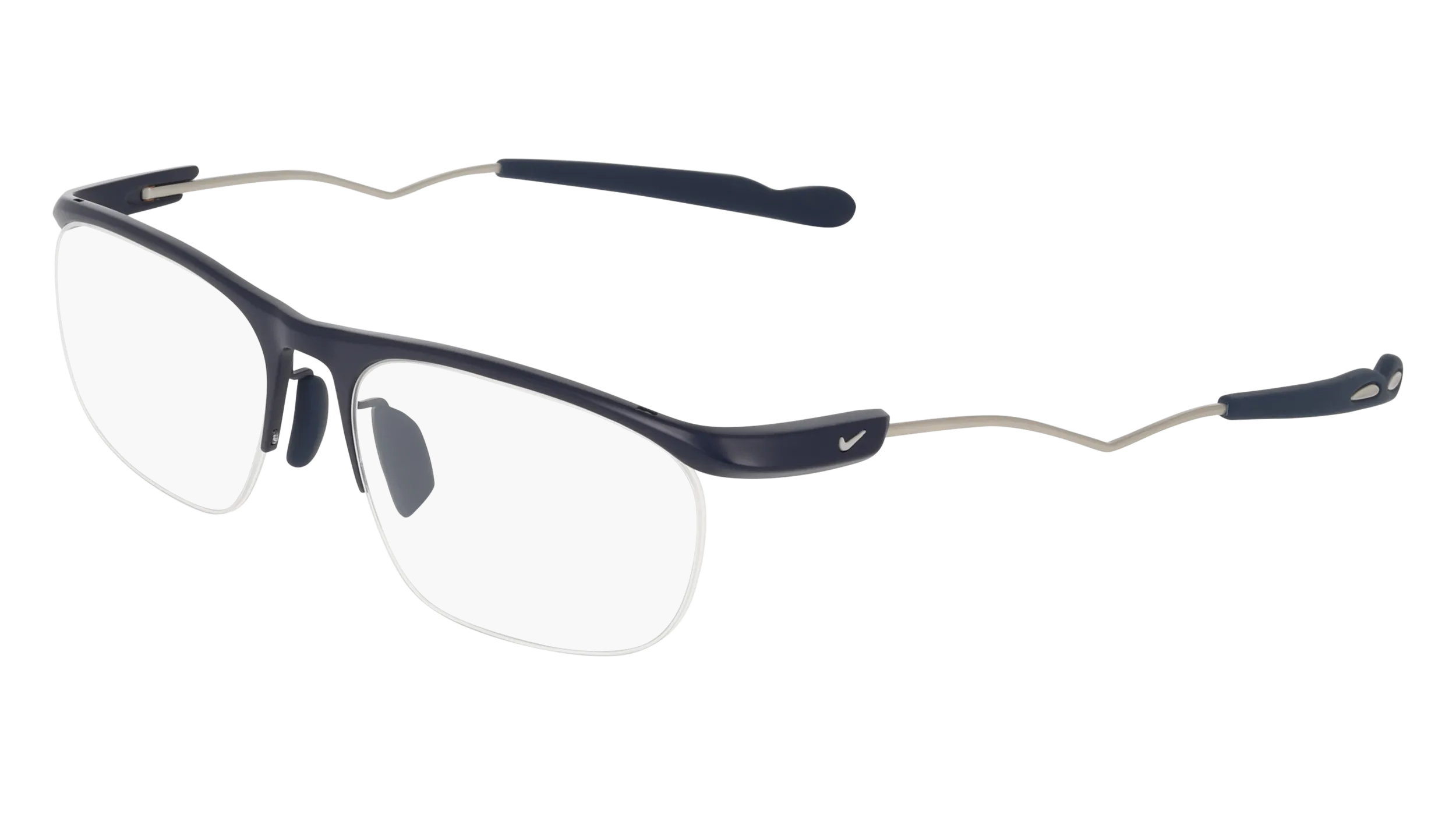 Nike NIKE 6097 410 Montature da vista Titanio Blu Squadrata Normale - immagine 1