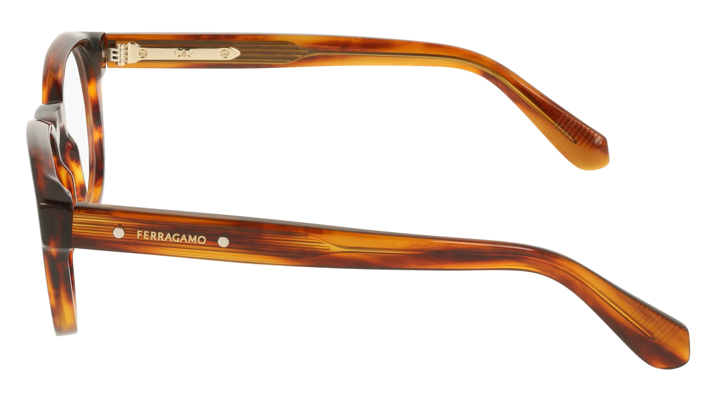 Ferragamo SF3083 208 Montature da vista Acetato Marrone Geometrica Normale - immagine 3