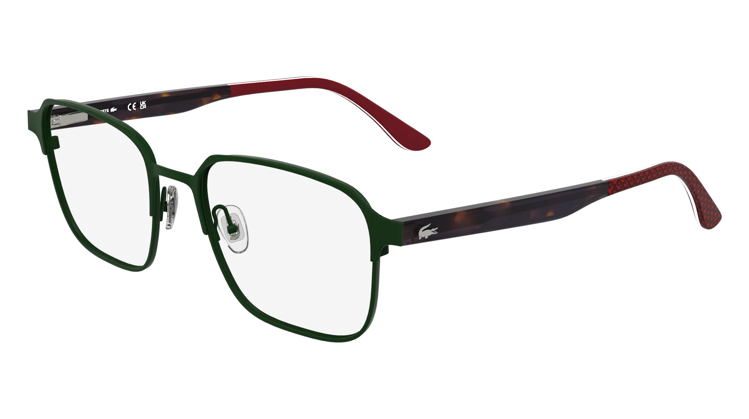 Lacoste L2313 N 301 Montature da vista Metallo Verde Squadrata Normale - immagine 1