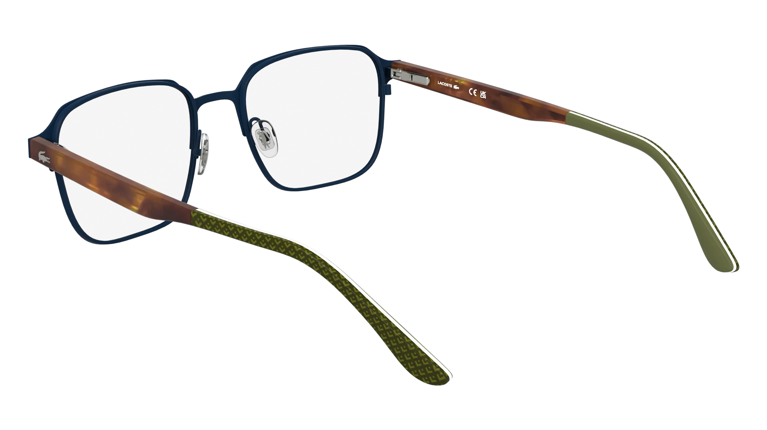 Lacoste L2313 N 424 Montature da vista Metallo Blu Squadrata Normale - immagine 4
