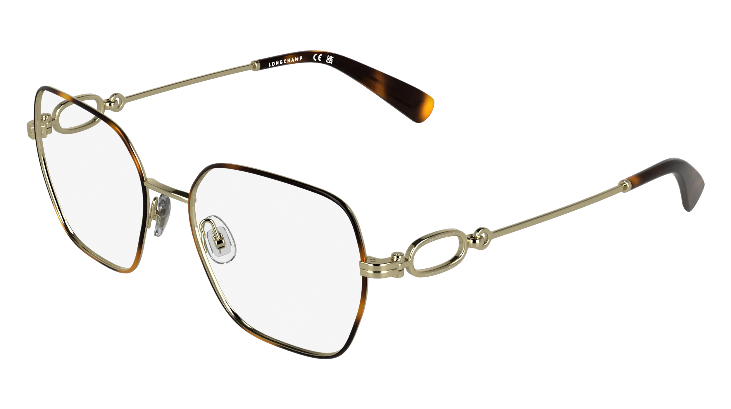 LONGCHAMP LO2184 230 Montature da vista Metallo Havana Squadrata Normale - immagine 1