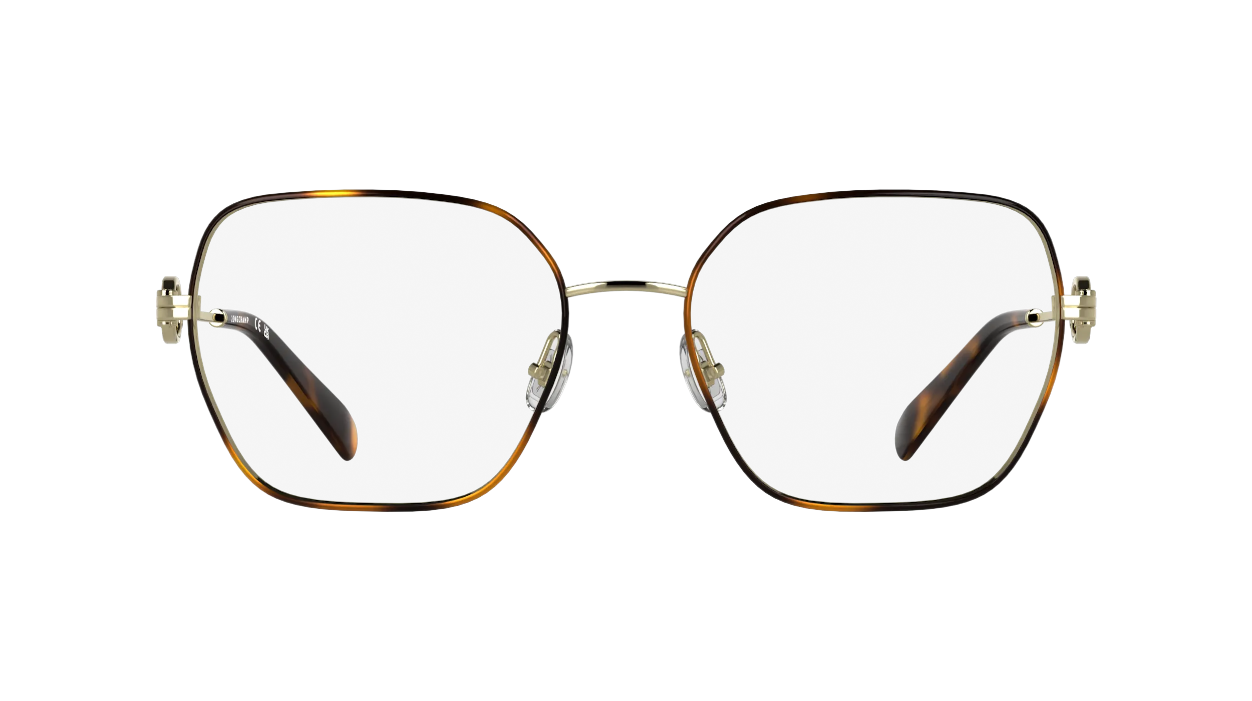 LONGCHAMP LO2184 230 Montature da vista Metallo Havana Squadrata Normale - immagine 2