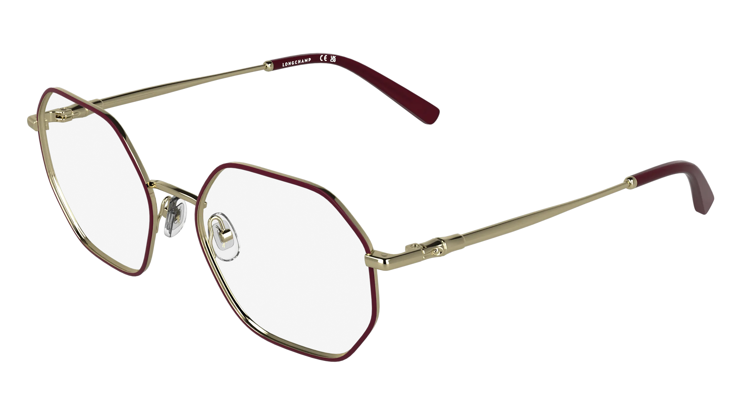 LONGCHAMP LO2186 736 Montature da vista Metallo Oro Farfalla Normale - immagine 1