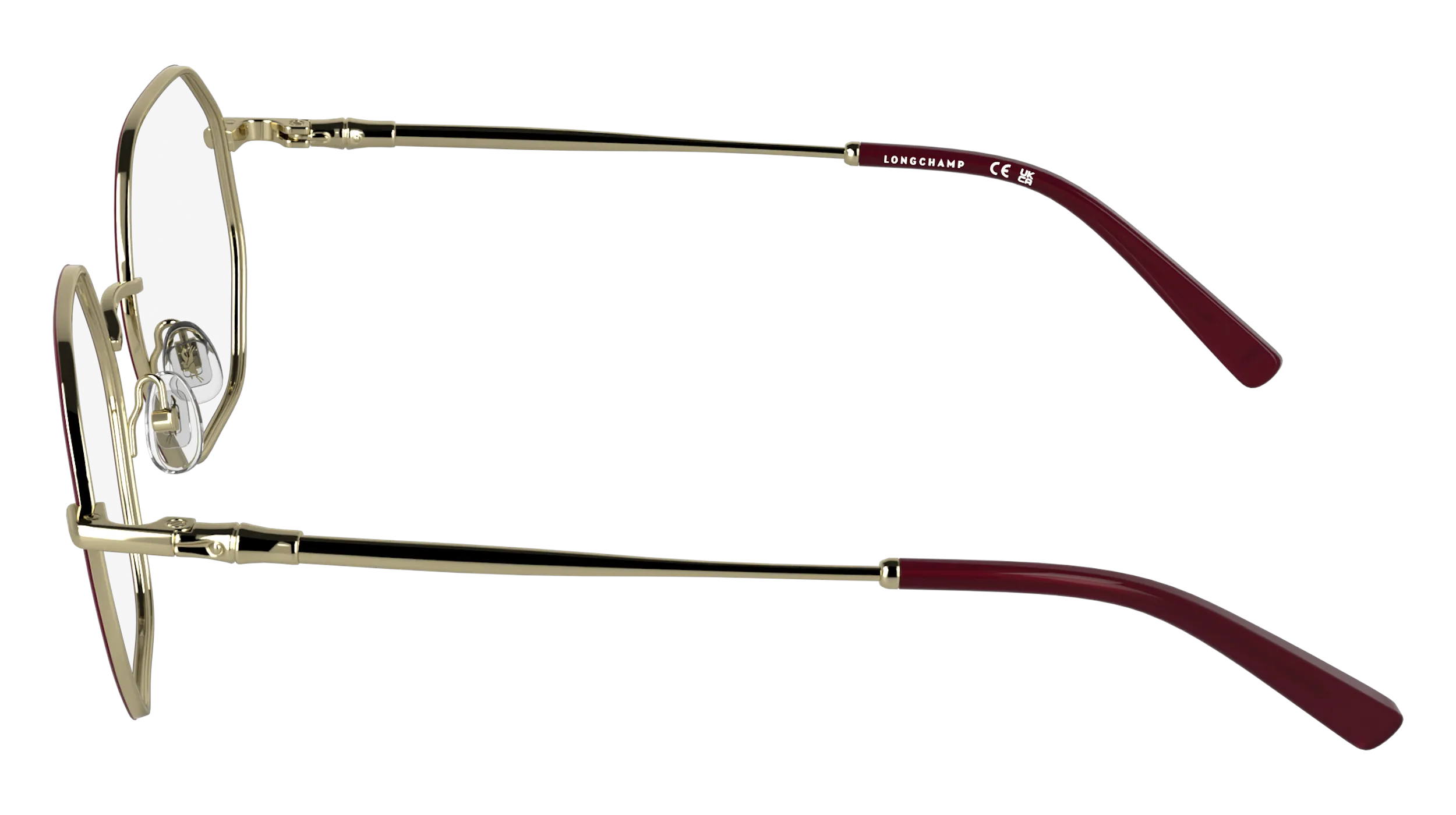 LONGCHAMP LO2186 736 Montature da vista Metallo Oro Farfalla Normale - immagine 3