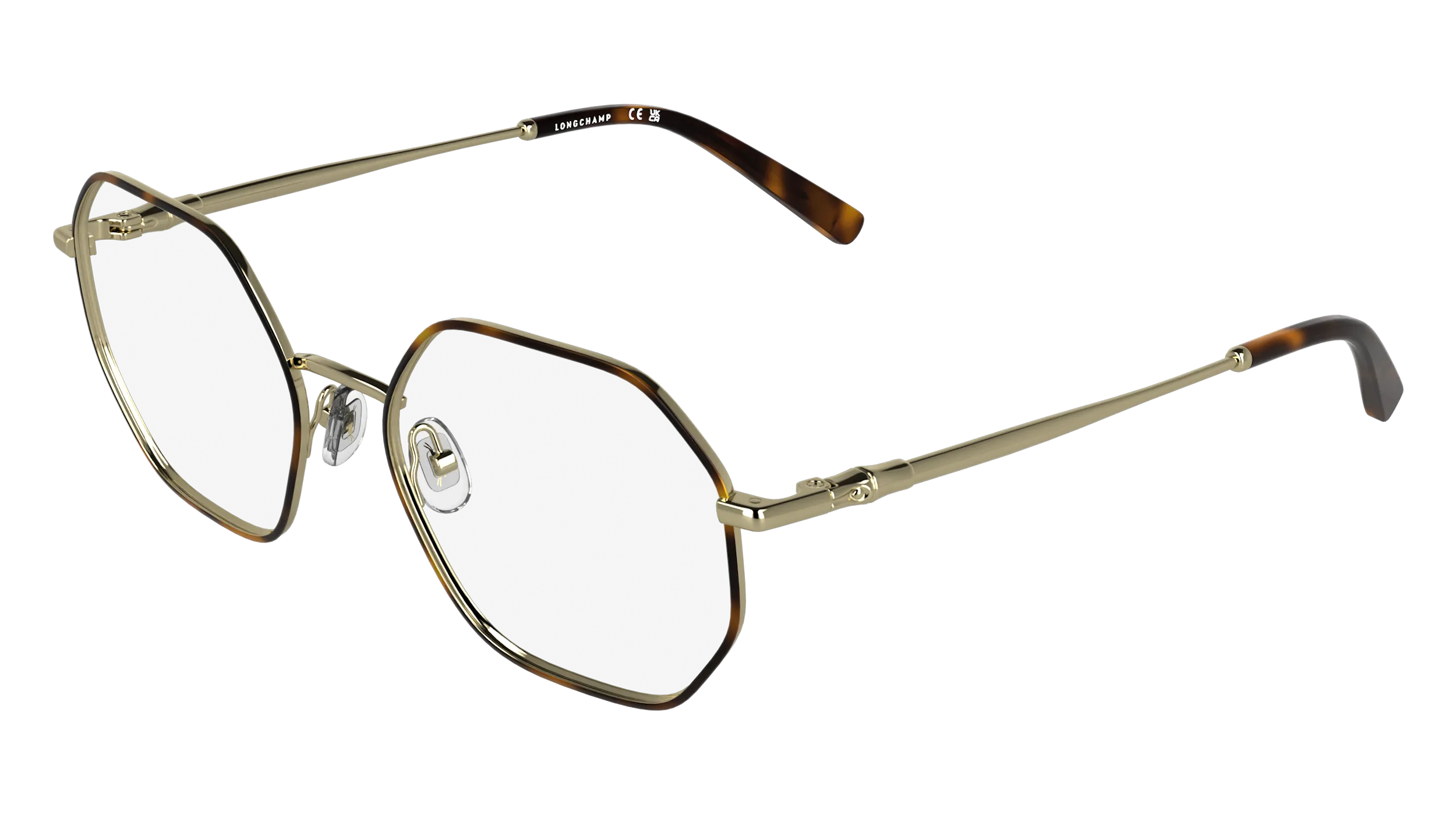 LONGCHAMP LO2186 230 Montature da vista Metallo Havana Farfalla Normale - immagine 1