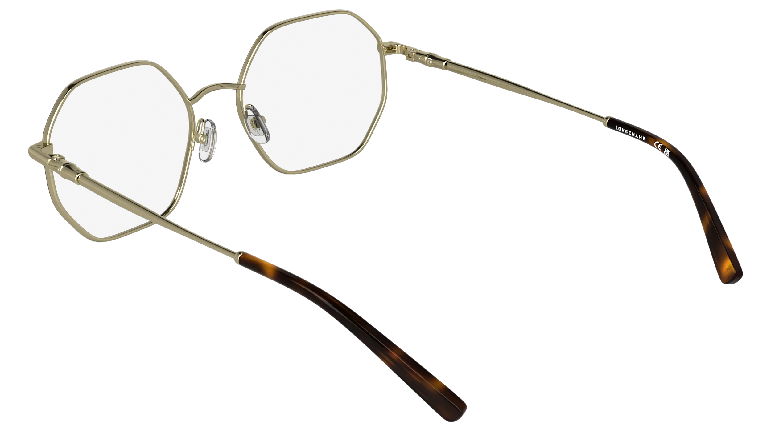 LONGCHAMP LO2186 230 Montature da vista Metallo Havana Farfalla Normale - immagine 4