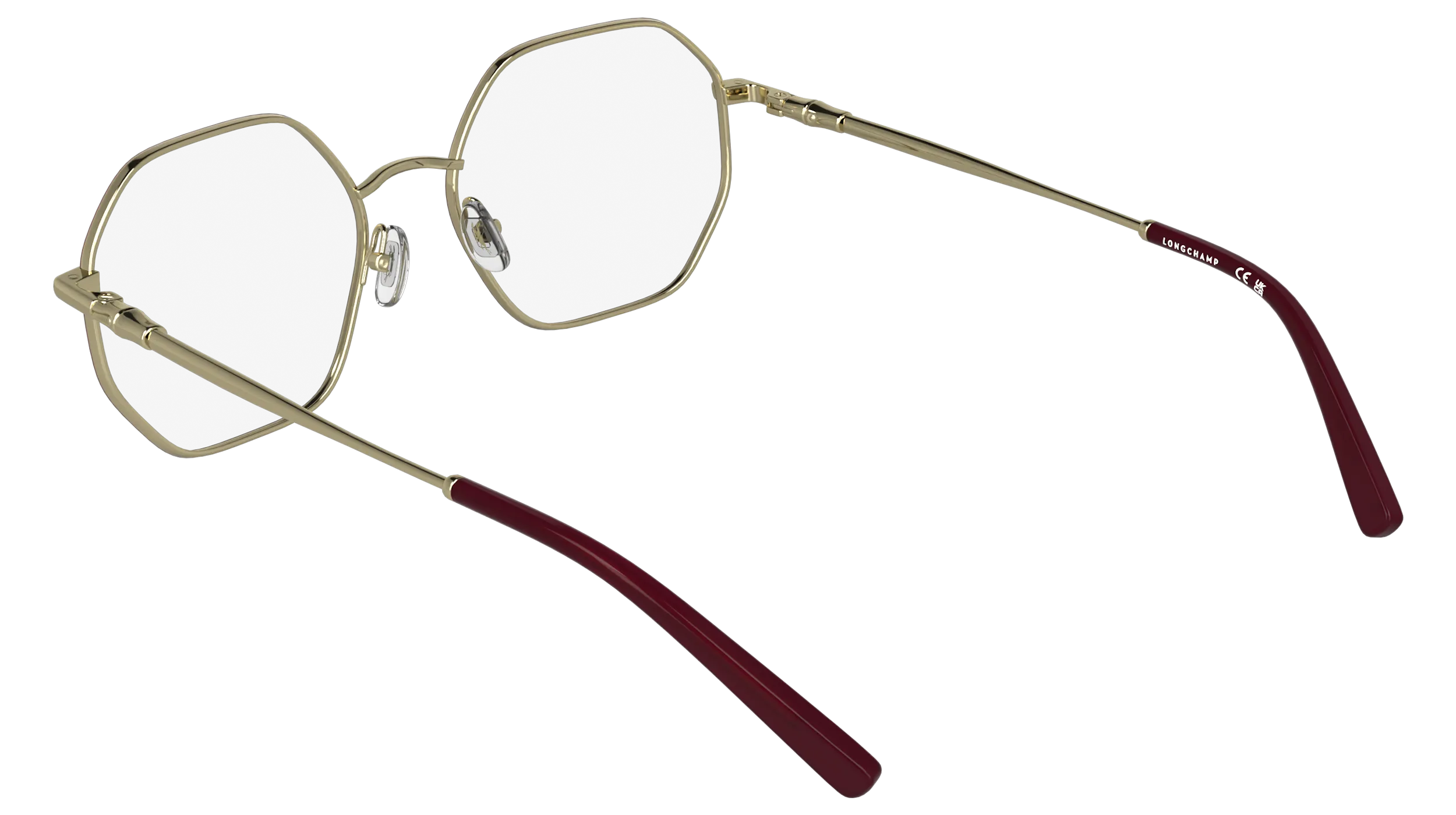 LONGCHAMP LO2186 736 Montature da vista Metallo Oro Farfalla Normale - immagine 4