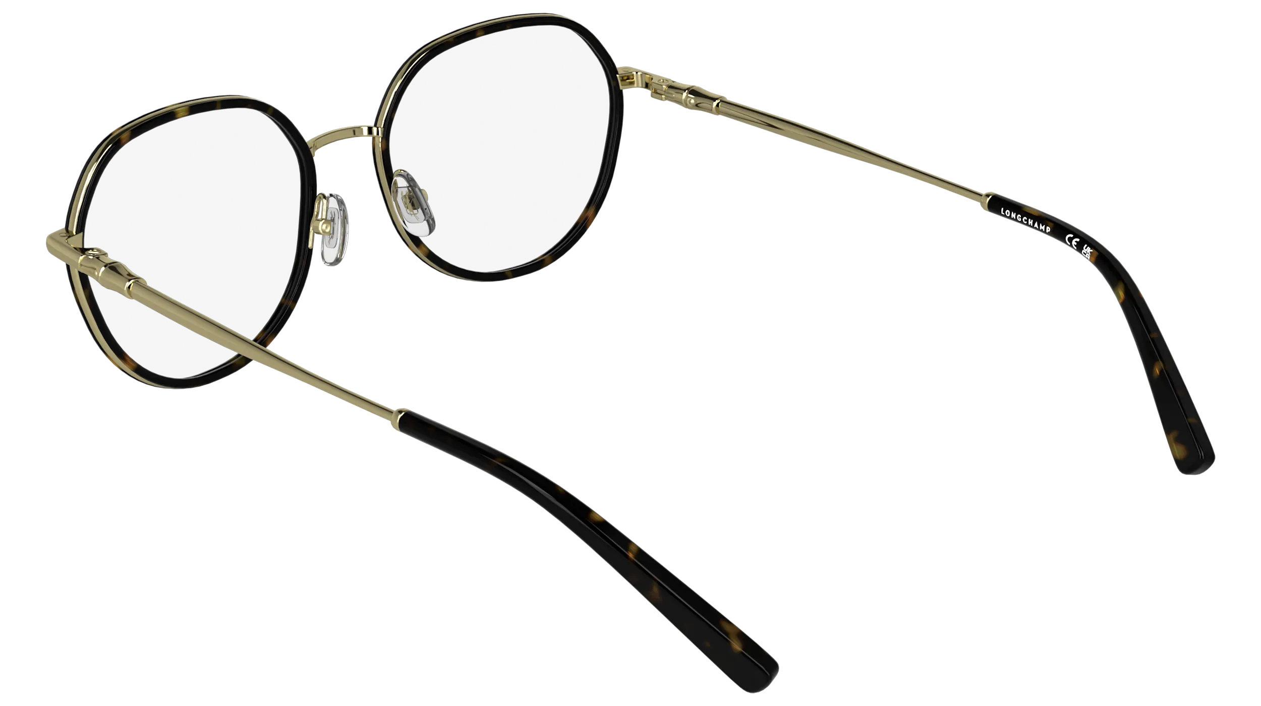 LONGCHAMP LO2185 242 Montature da vista Metallo Havana Rotonda Normale - immagine 4