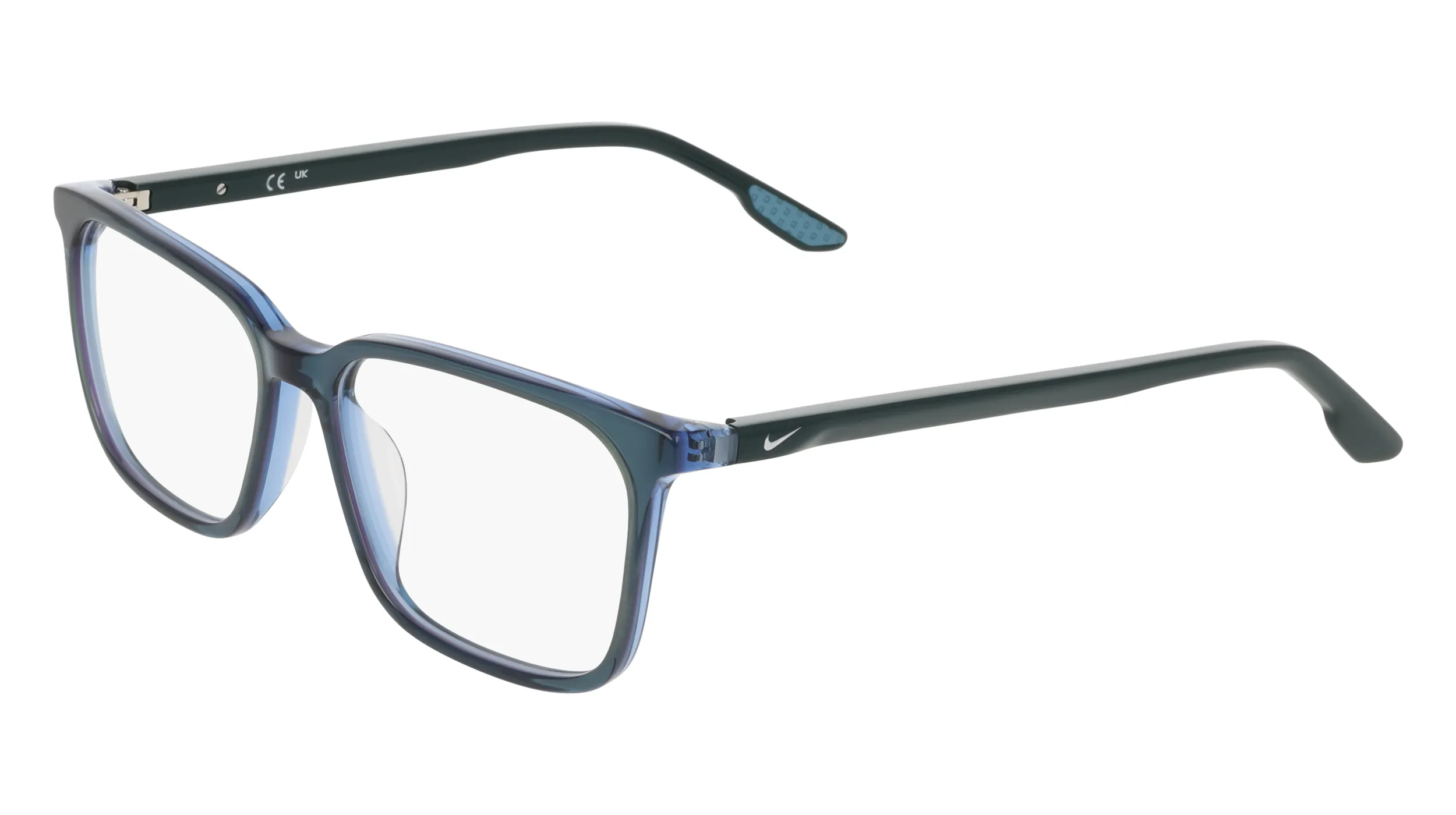 Nike NIKE 7184 446 Montature da vista Acetato Blu Squadrata Normale - immagine 1