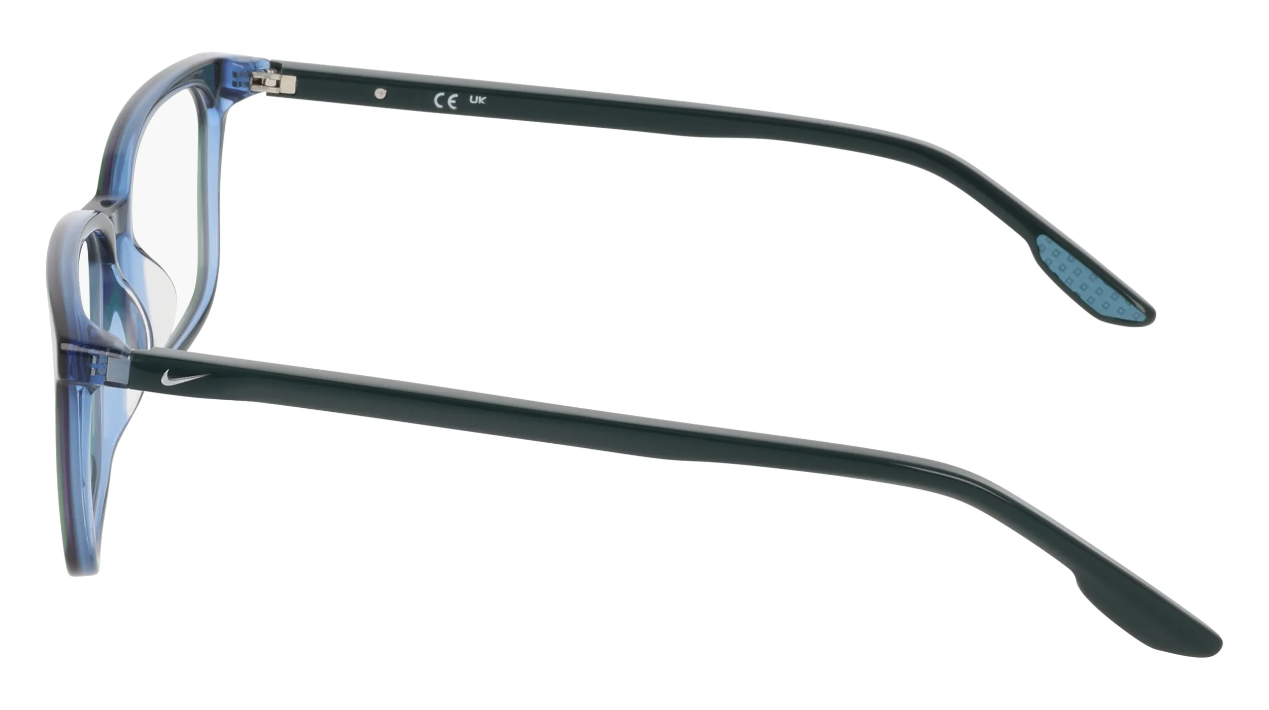 Nike NIKE 7184 446 Montature da vista Acetato Blu Squadrata Normale - immagine 3