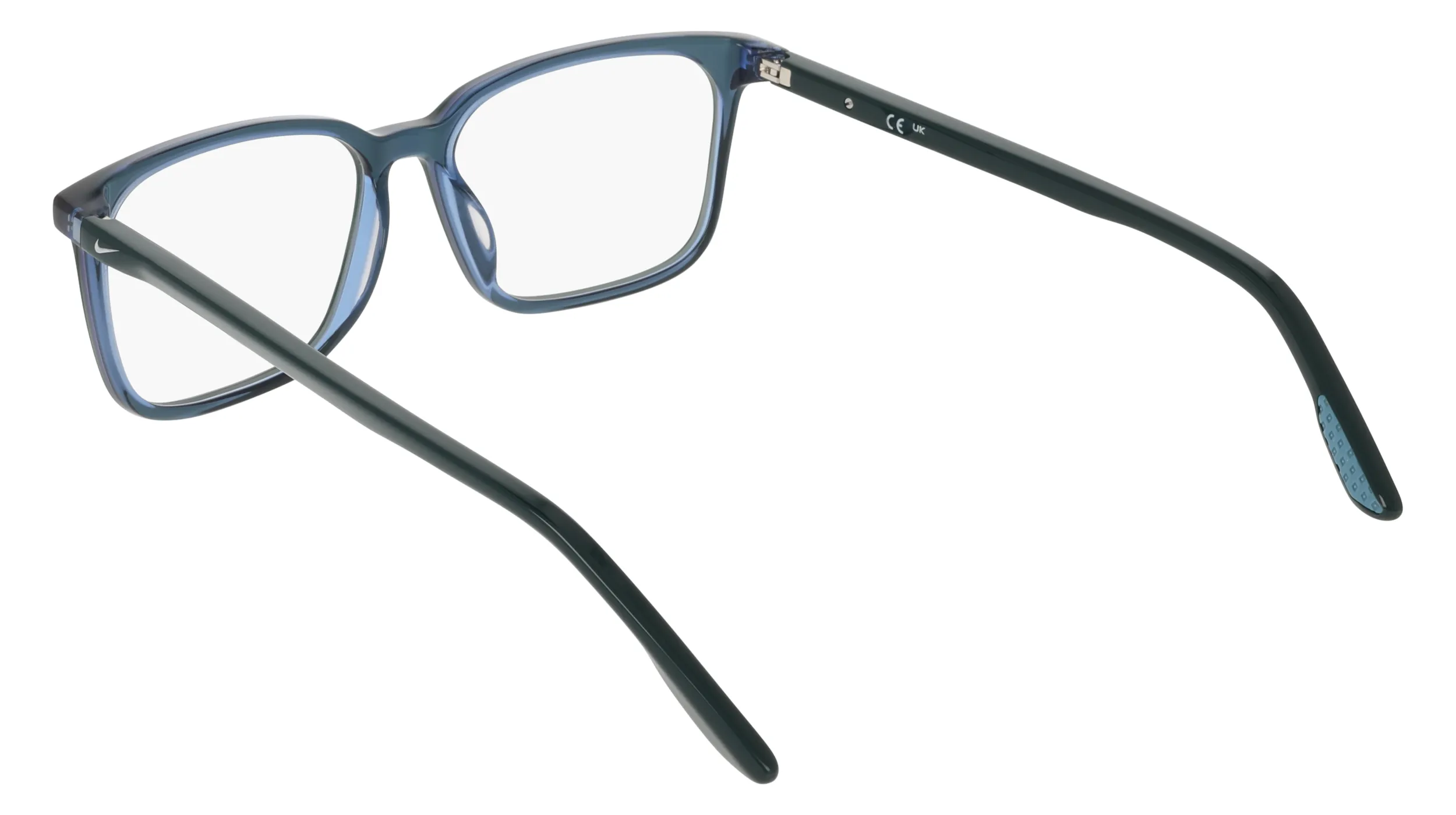 Nike NIKE 7184 446 Montature da vista Acetato Blu Squadrata Normale - immagine 4