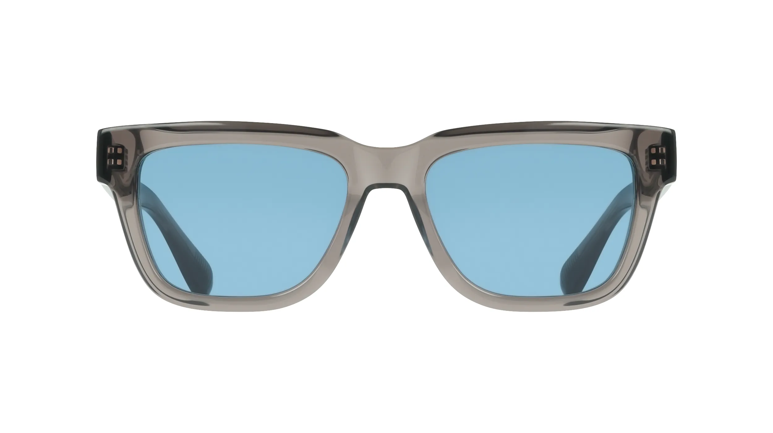 Ferragamo SF2145S 020 Occhiali da sole Acetato Grigio Blu Squadrata Normale - immagine 2
