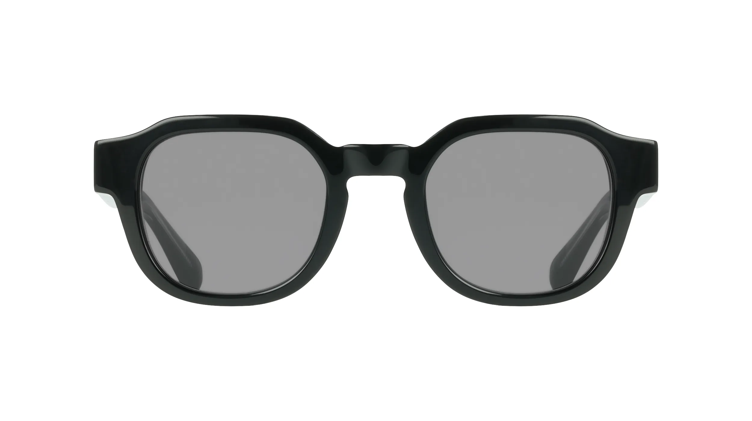 Ferragamo SF2146S 001 Occhiali da sole Acetato Nero Grigio Geometrica Normale - immagine 2