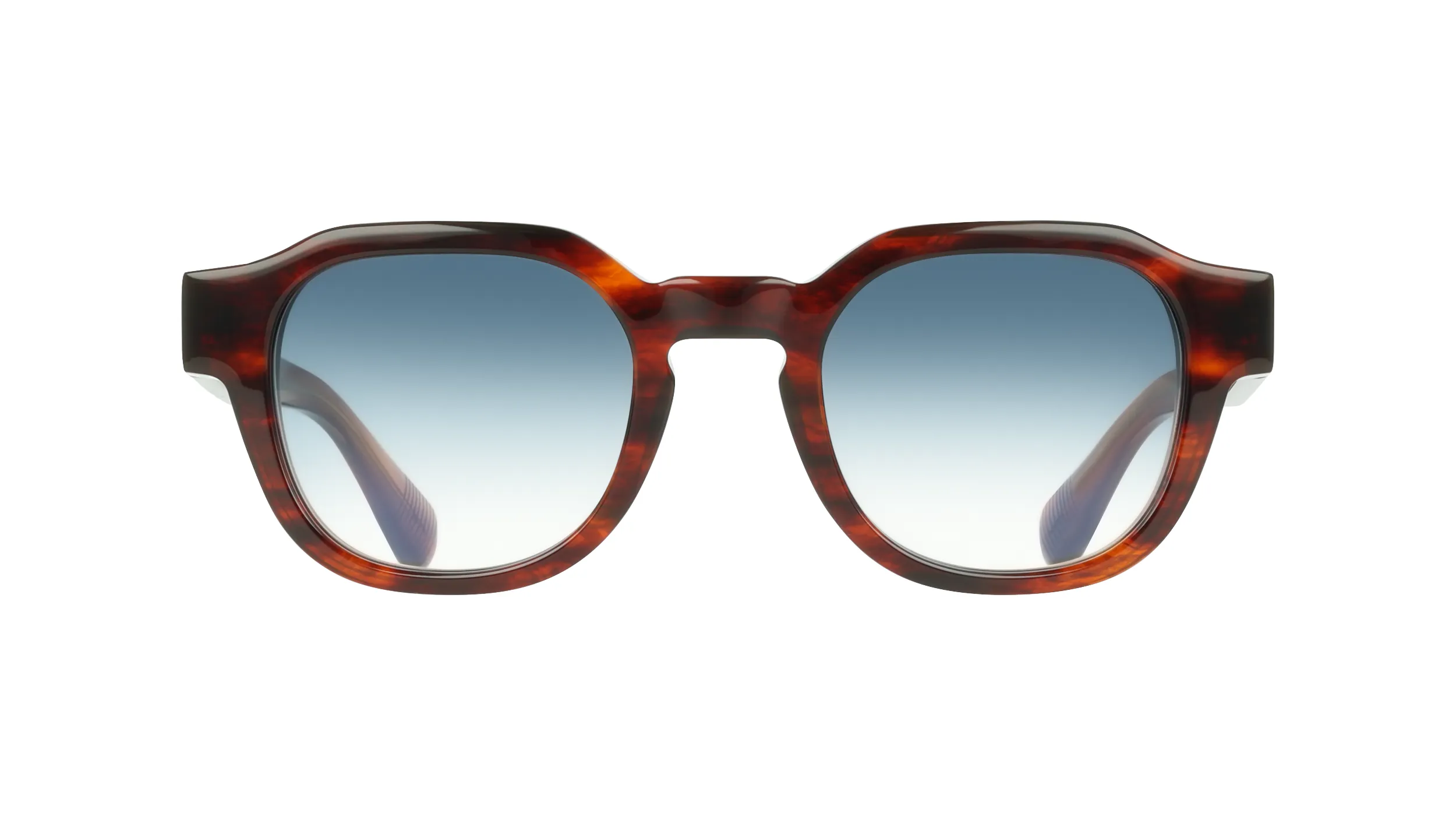 Ferragamo SF2146S 208 Occhiali da sole Acetato Marrone Geometrica Normale - immagine 2